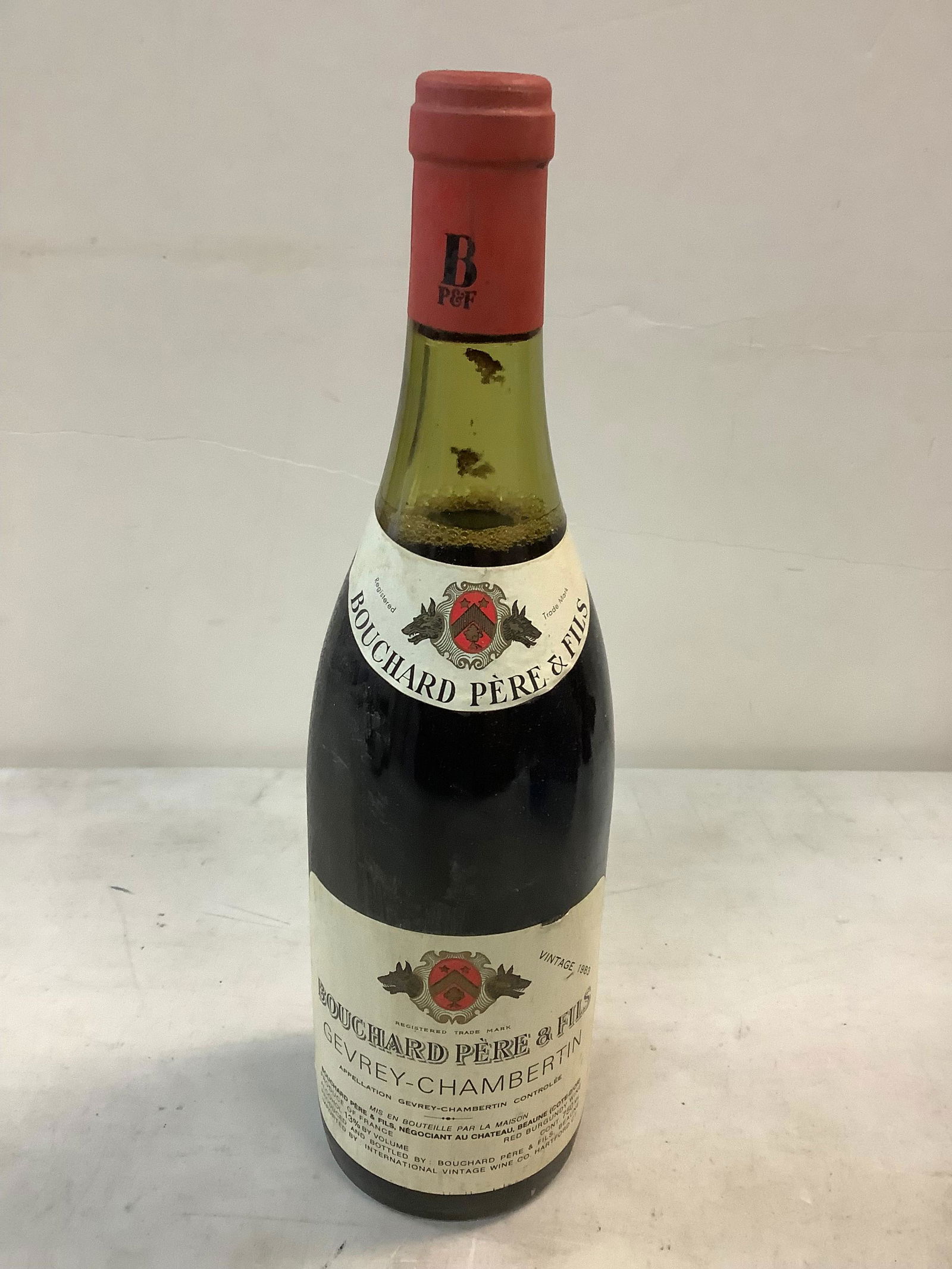 Vintage 1983 Bouchard Pere & fils Gevrey-Chambertin (1 of 1)