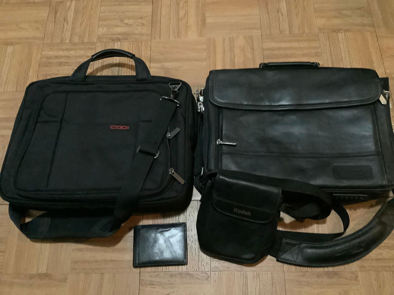Lot of 2 Laptop Bags, Camera Bag and Genuine Leather Wallet (1 of 1)