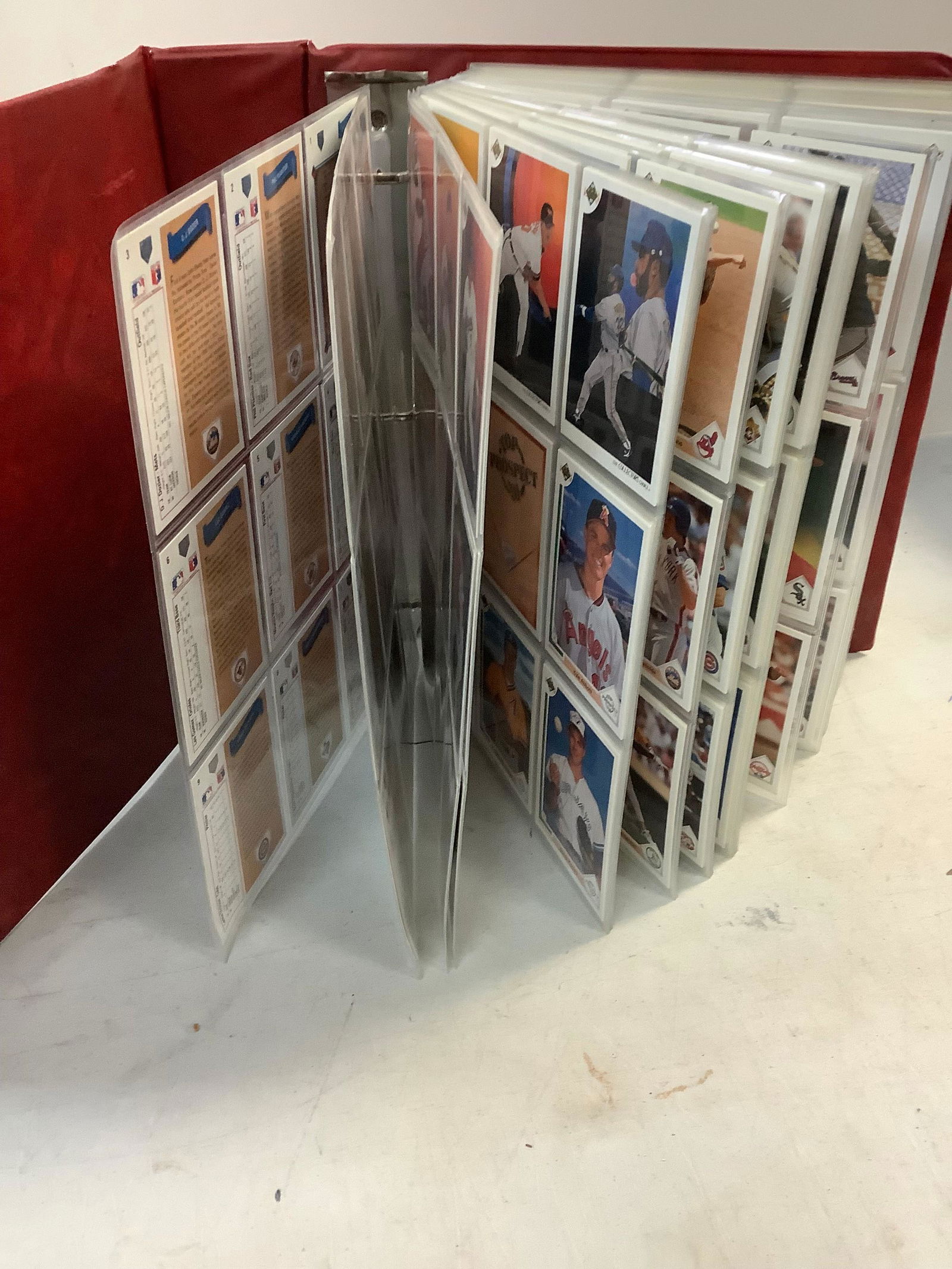 Binder Full of 1991 Upper Deck Complete Set of Baseball Cards (1 of 1)