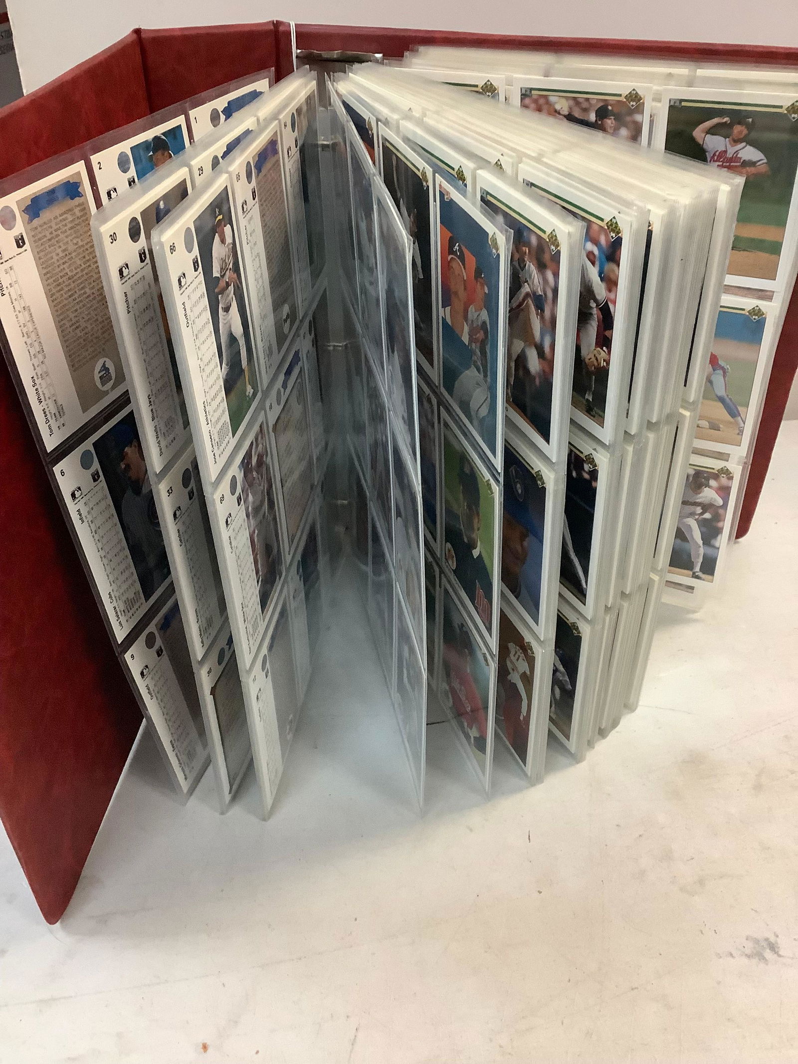 Binder Full of 1990 Upper Deck Complete Set of Baseball Cards (1 of 1)