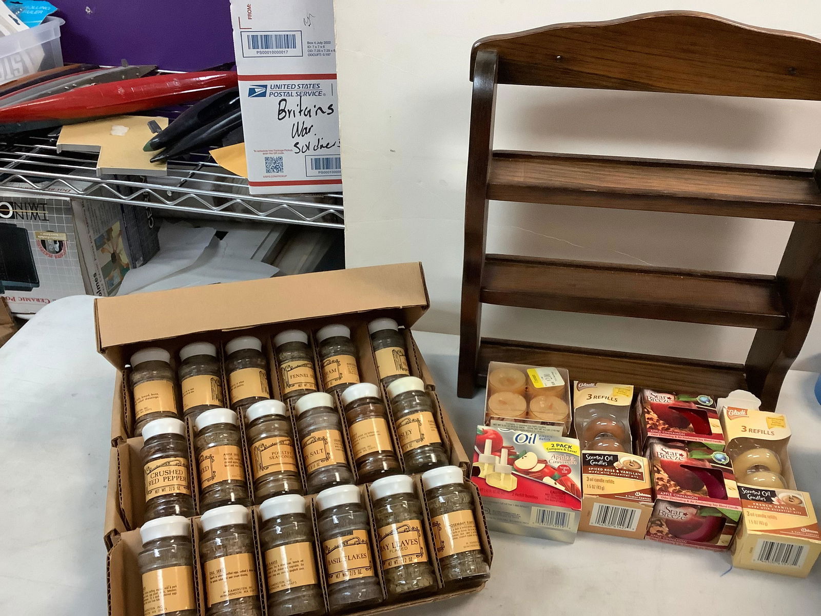 wooden spice shelf and more (1 of 1)