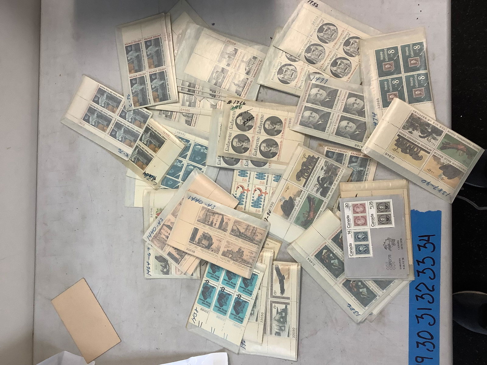 Lot of Stamps Including Harry Truman, Robert Kennedy, French Alliance, First Man On The Moon Etc. (1 of 1)