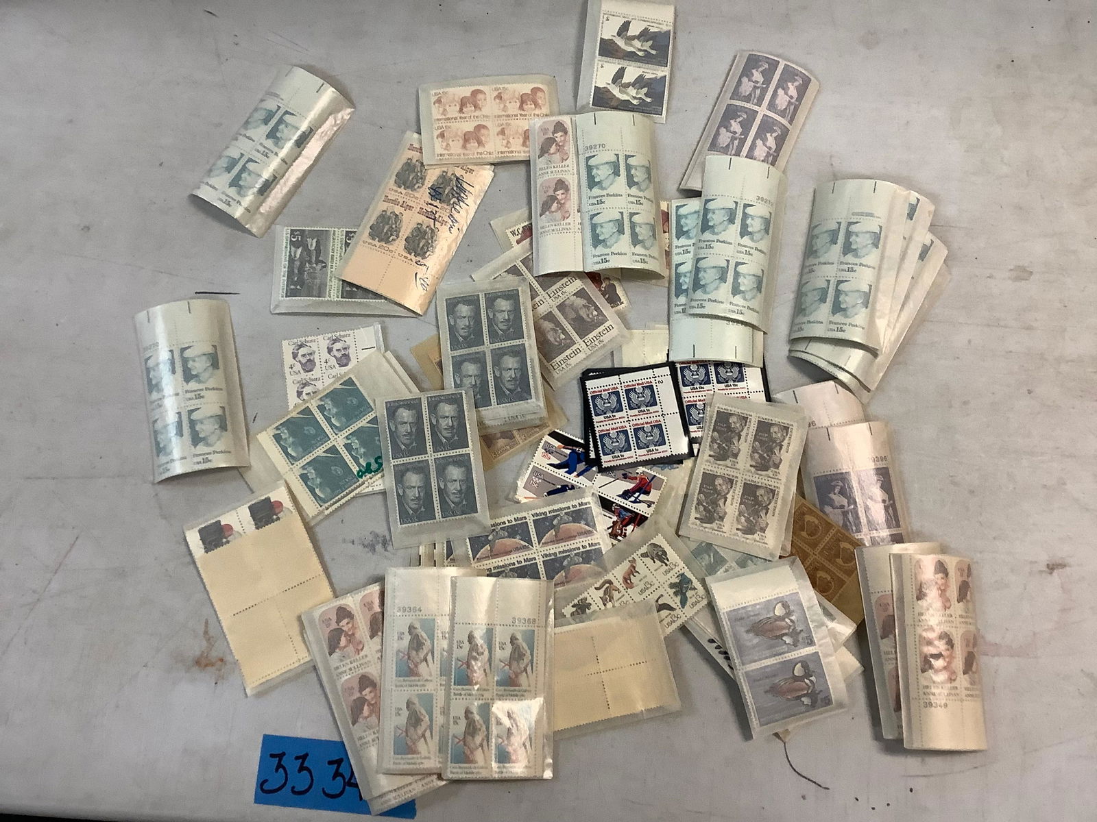 Lot of Stamps Including Process in Electronics, Thomas Jefferson, Olympics, Helen Keller Etc.: Lot of Stamps Including Process in Electronics, Thomas Jefferson, Olympics, Helen Keller Etc.