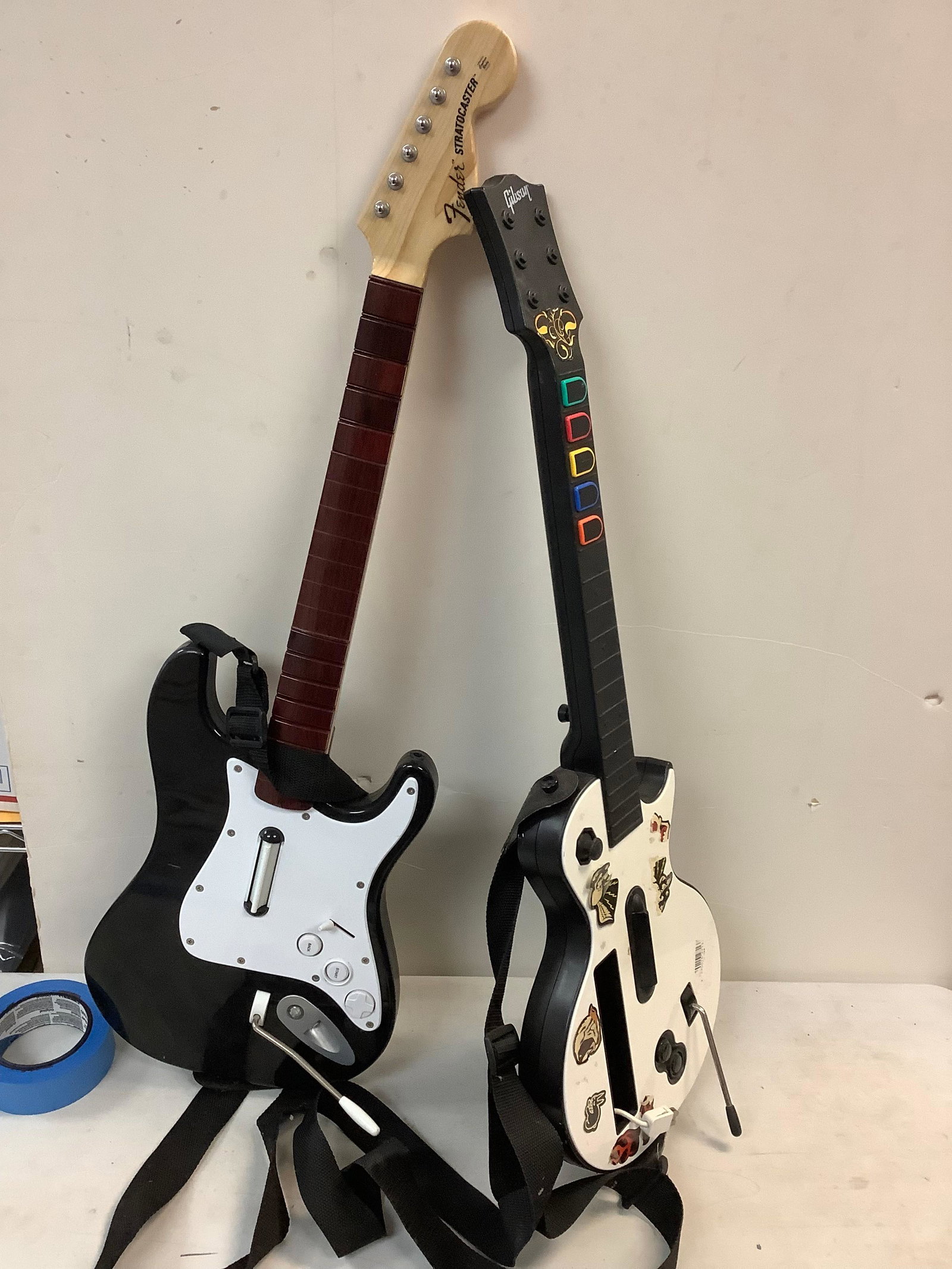 Lot of 2 Guitar Hero & Rock Band Guitars: Lot of 2 Guitar Hero & Rock Band Guitars
