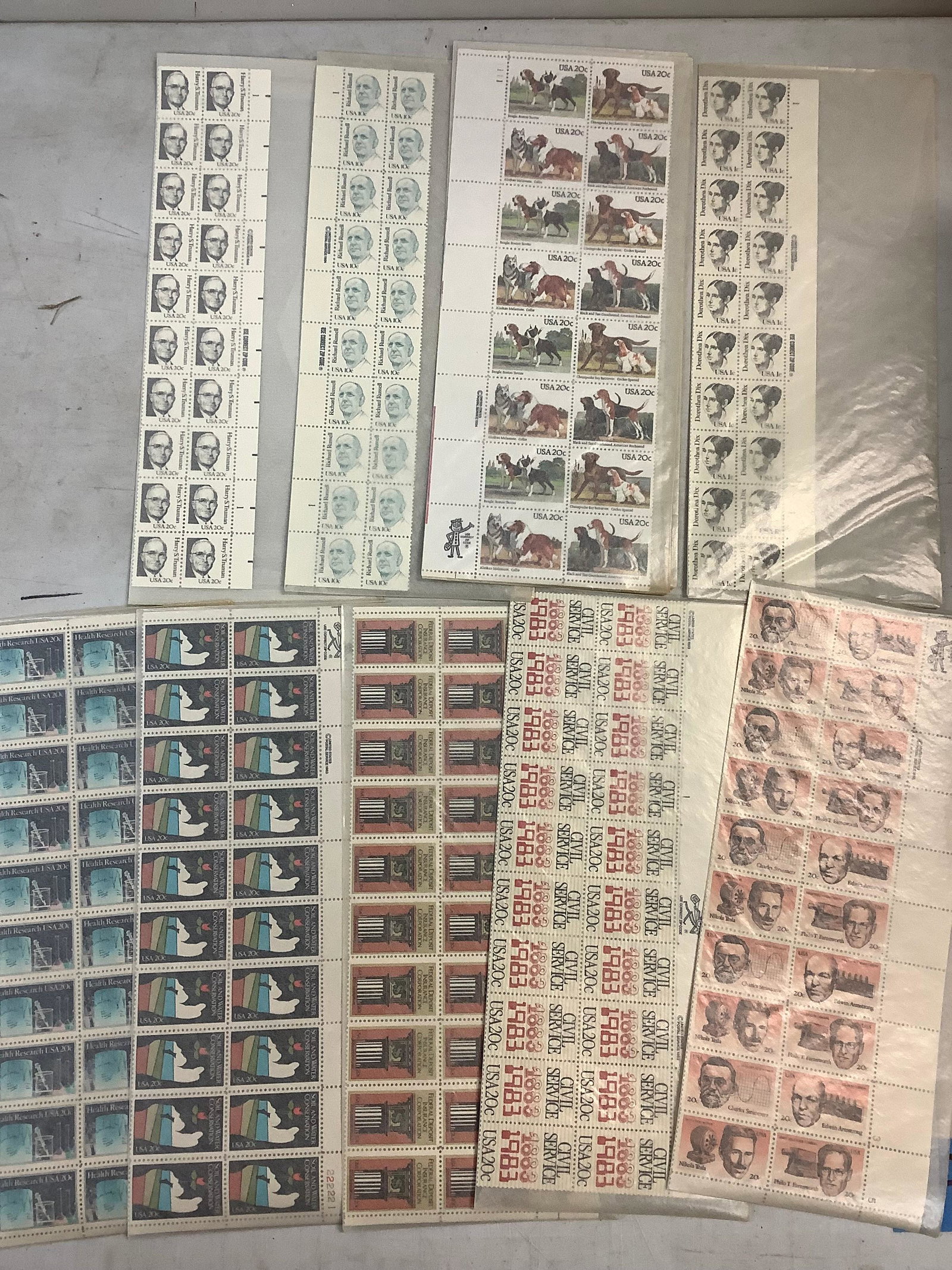 Lot of Stamps Including Dorothea Dix, Edwin Armstrong Etc.: Lot of Stamps Including Dorothea Dix, Edwin Armstrong Etc.