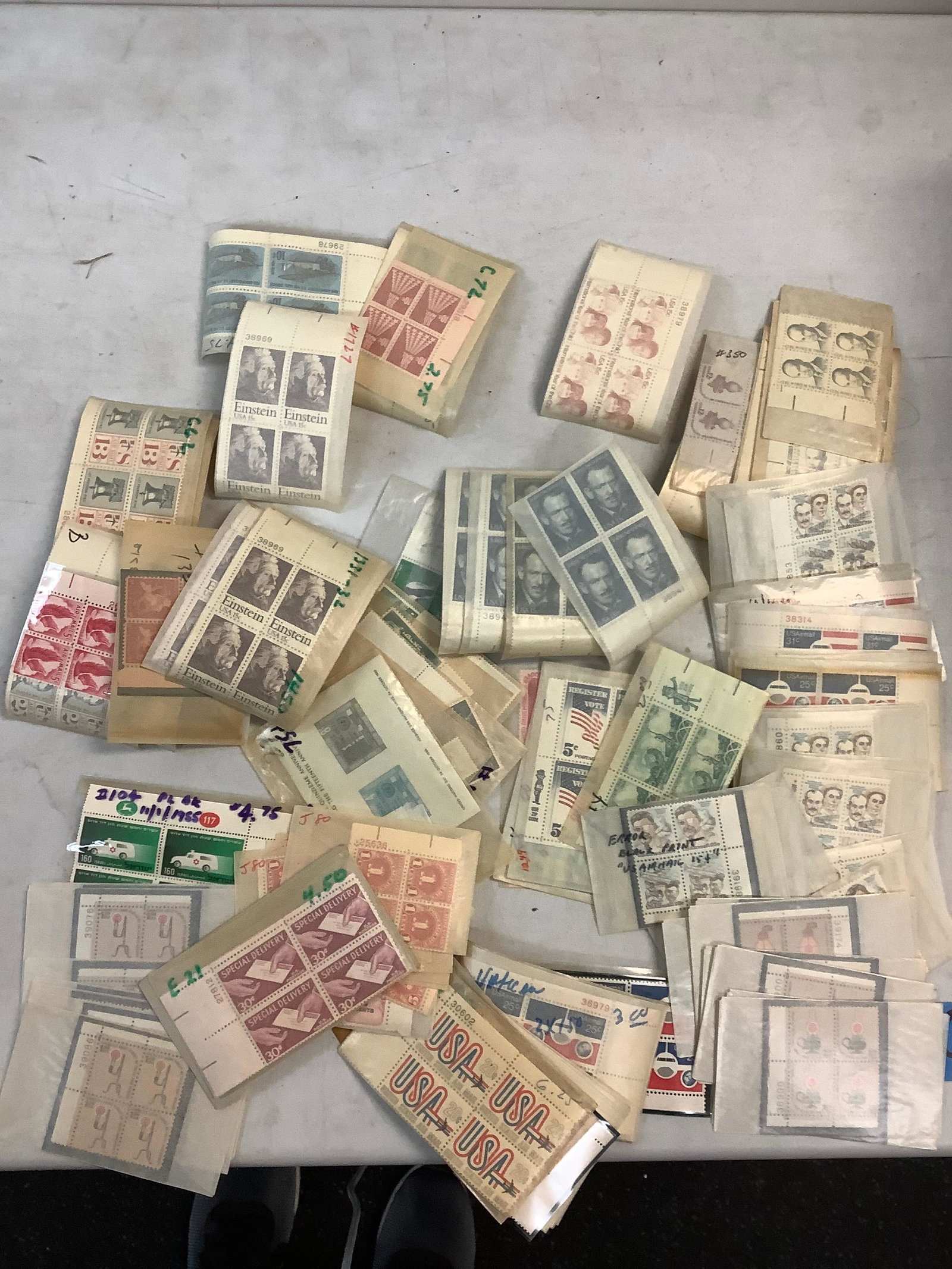 Lot of Stamps Including Einstein, Charles Drew, John Steinbeck, The Wright Brothers Etc.: Lot of Stamps Including Einstein, Charles Drew, John Steinbeck, The Wright Brothers Etc.