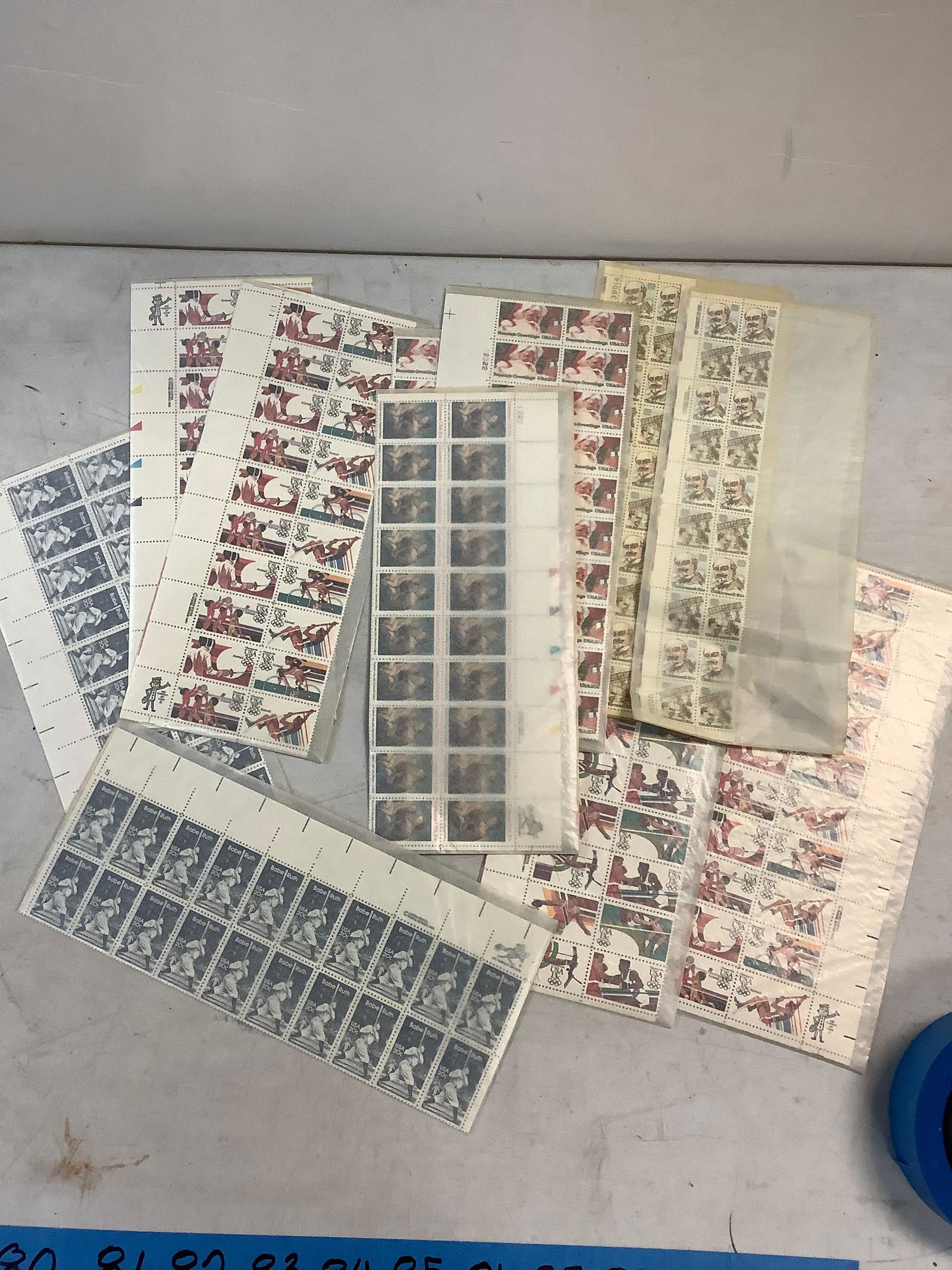 Lot of Stamps Including Olympics, Babe Ruth, The Wright Brothers Etc. (1 of 1)