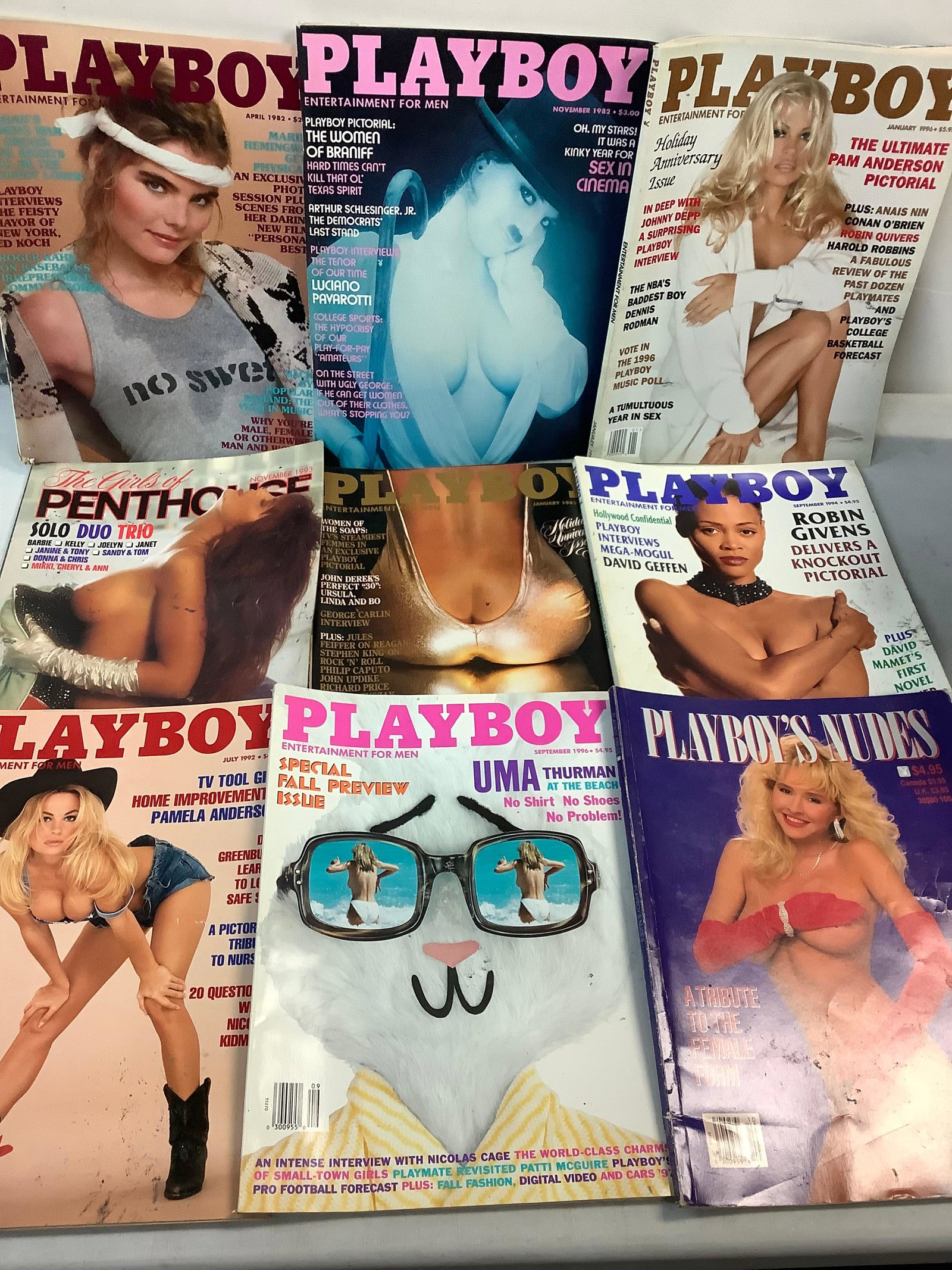 Lot of Playboys Magazines and Penthouse: Lot of Playboys Magazines and Penthouse