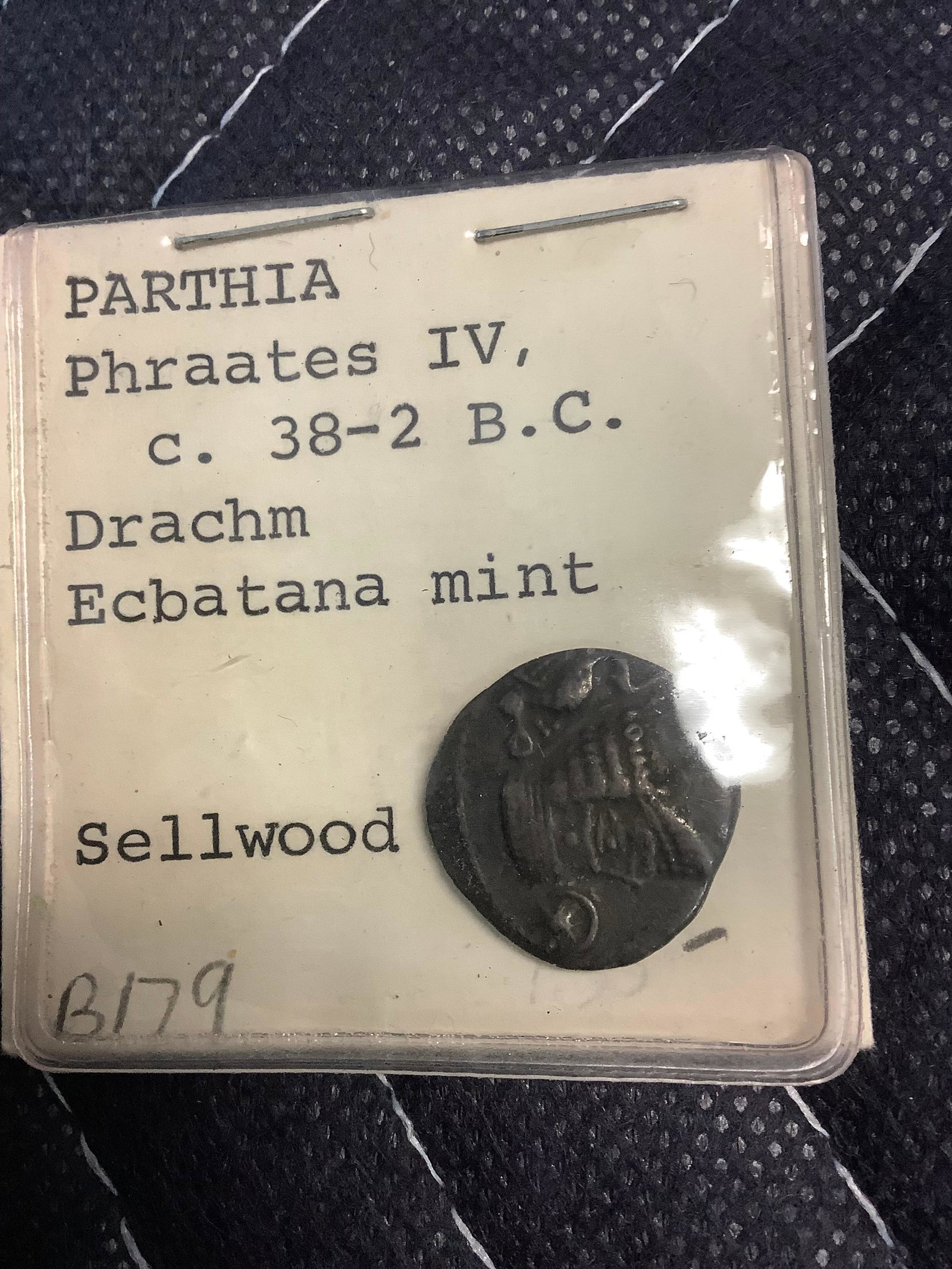 Parthia Phraates IV, c. 38-2 B.C.: Parthia Phraates IV, c. 38-2 B.C.