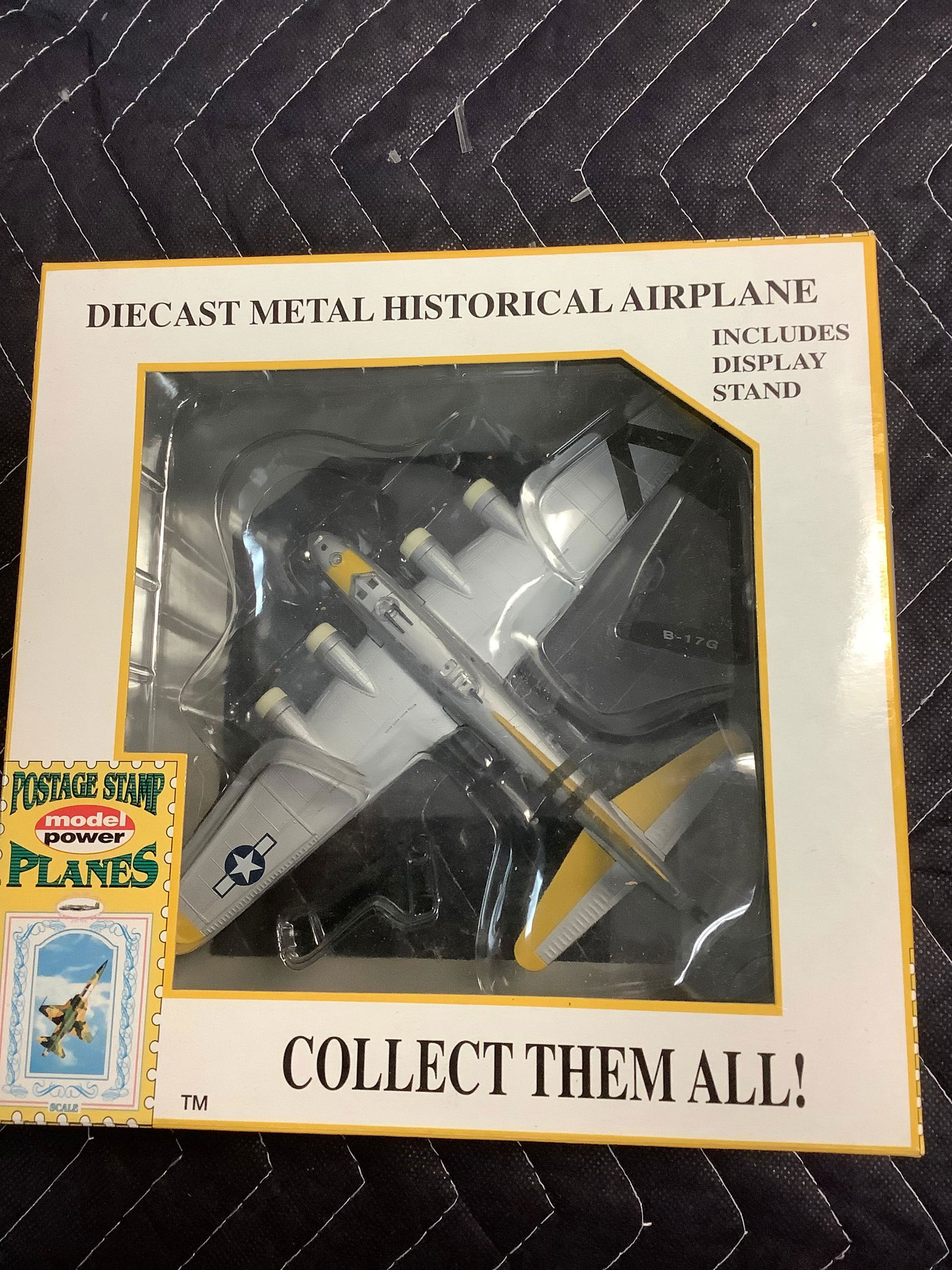 Postage Stamp Diecast Metal Historical Airplane (1 of 1)