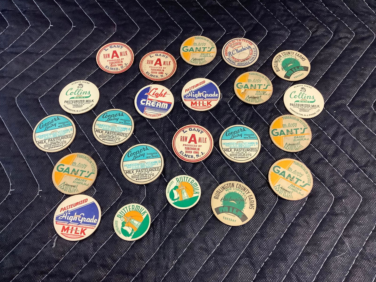 Lot of Vintage Milk Caps (1 of 1)