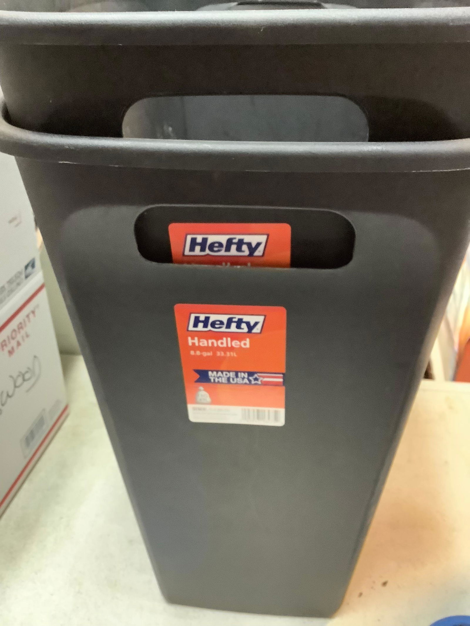 2 new hefty trash cans (1 of 1)