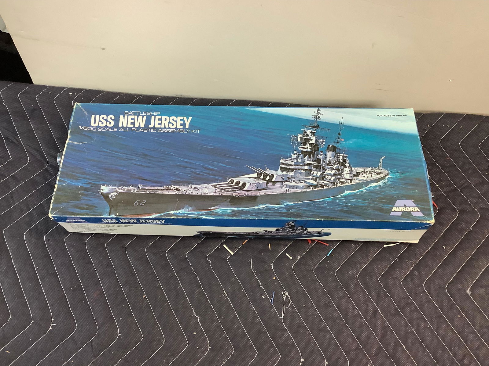USS New Jersey Battleship plastic assemble kit complete (1 of 1)