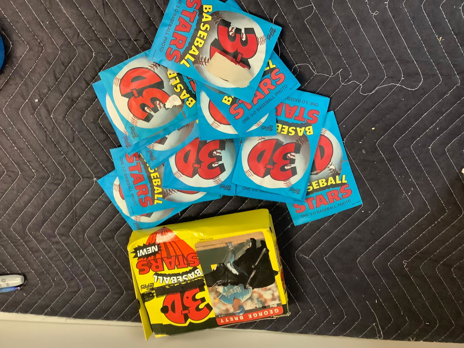 Lot of Sealed 3-D Baseball Stars  Photo Cards (1 of 1)