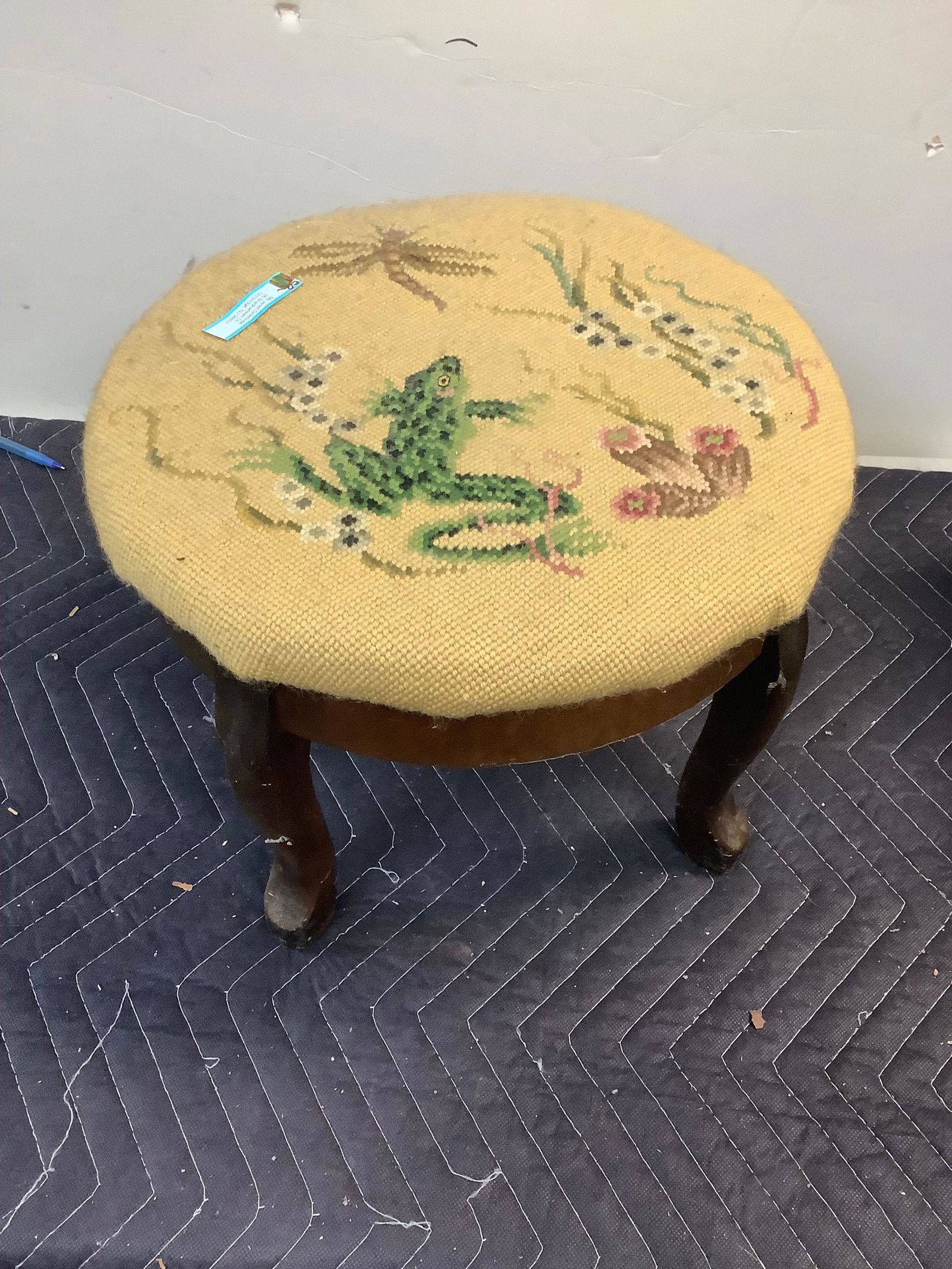 Vintage Foot Stool 10" (1 of 1)