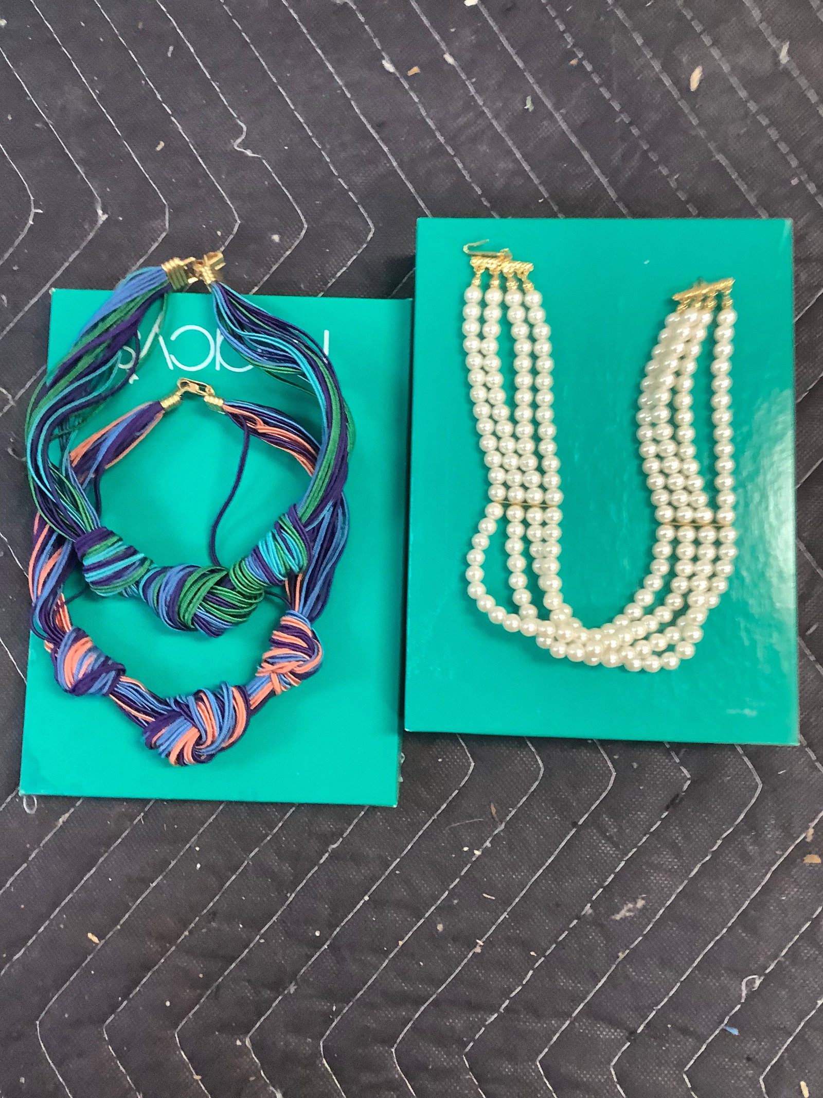 lot of 3 chocker necklaces 11 1/2" long: lot of 3 chocker necklaces 11 1/2" long