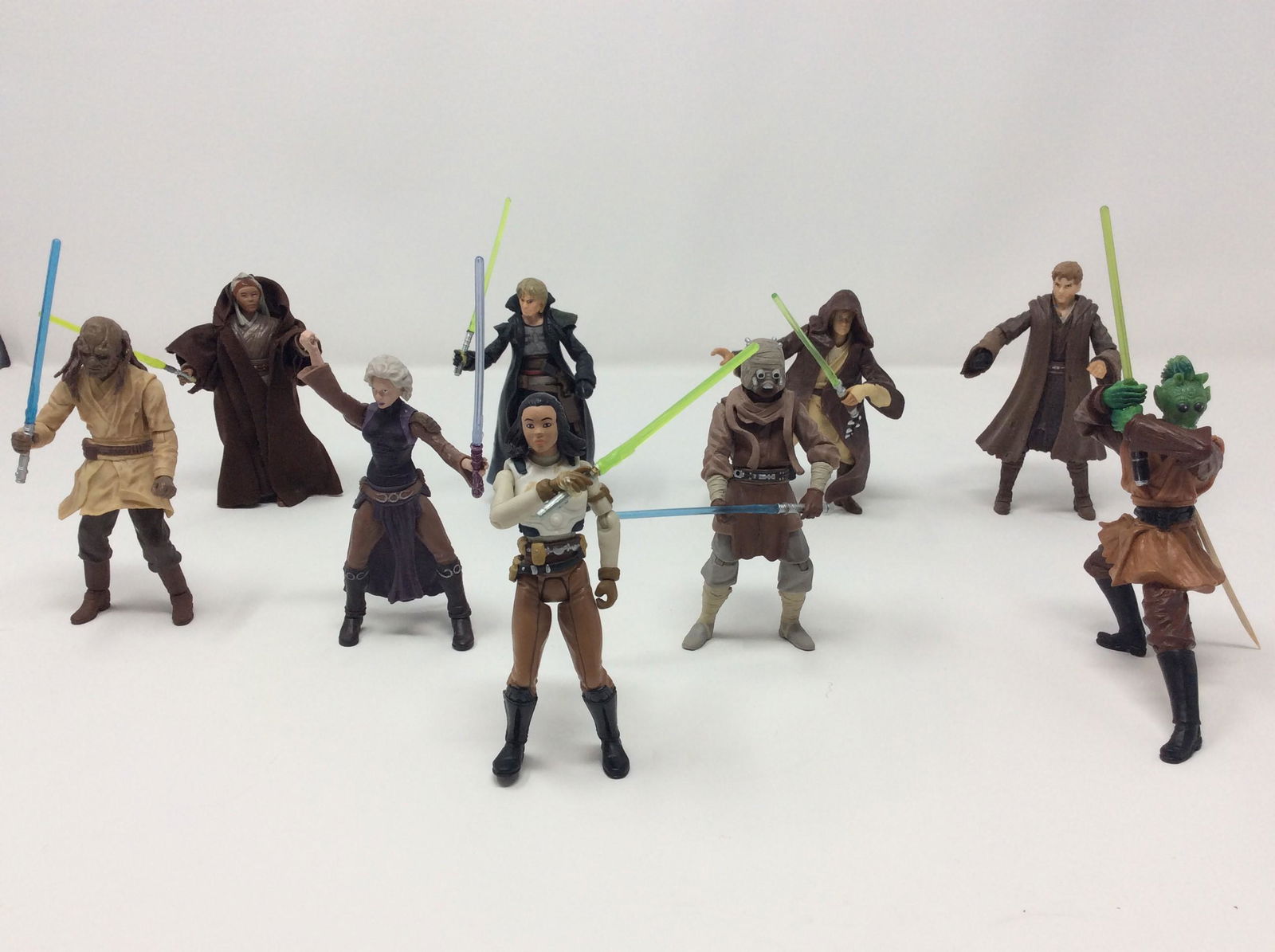 Star Wars Jedi Lot of 9 figuers  approx. 4" (1 of 1)