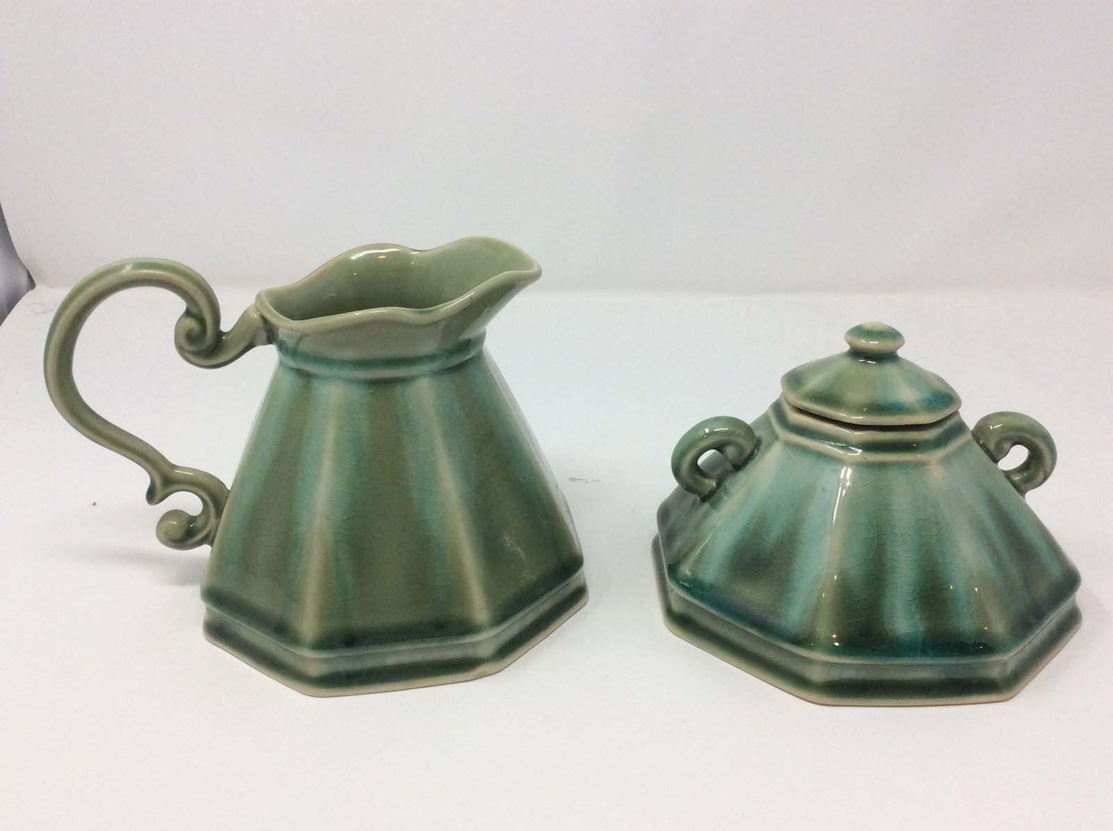 Anthropologie Tea 5x7 and sugar 4.5 x 5.5, has crazing, and is dishwasher and microwave safe: Anthropologie Tea 5x7 and sugar 4.5 x 5.5, has crazing, and is dishwasher and microwave safe