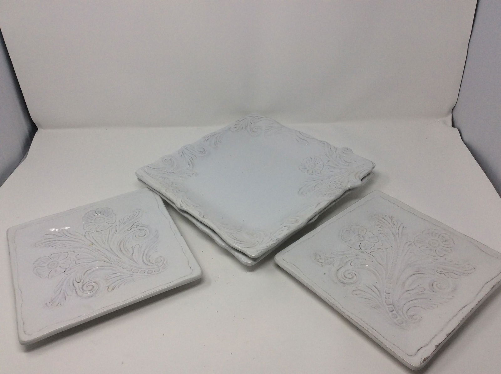 Lot of 4 Earthenware Dishwasher microwave safe Roscher 10" and 8": Lot of 4 Earthenware Dishwasher microwave safe Roscher 10" and 8"