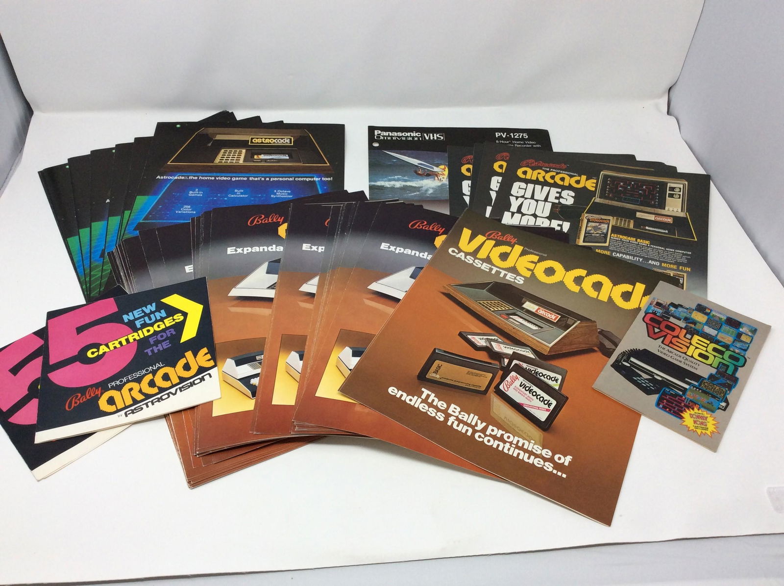 Vintage Bally Arcade, Astrocade and panasonic omnivision flyers and promotional (1 of 1)