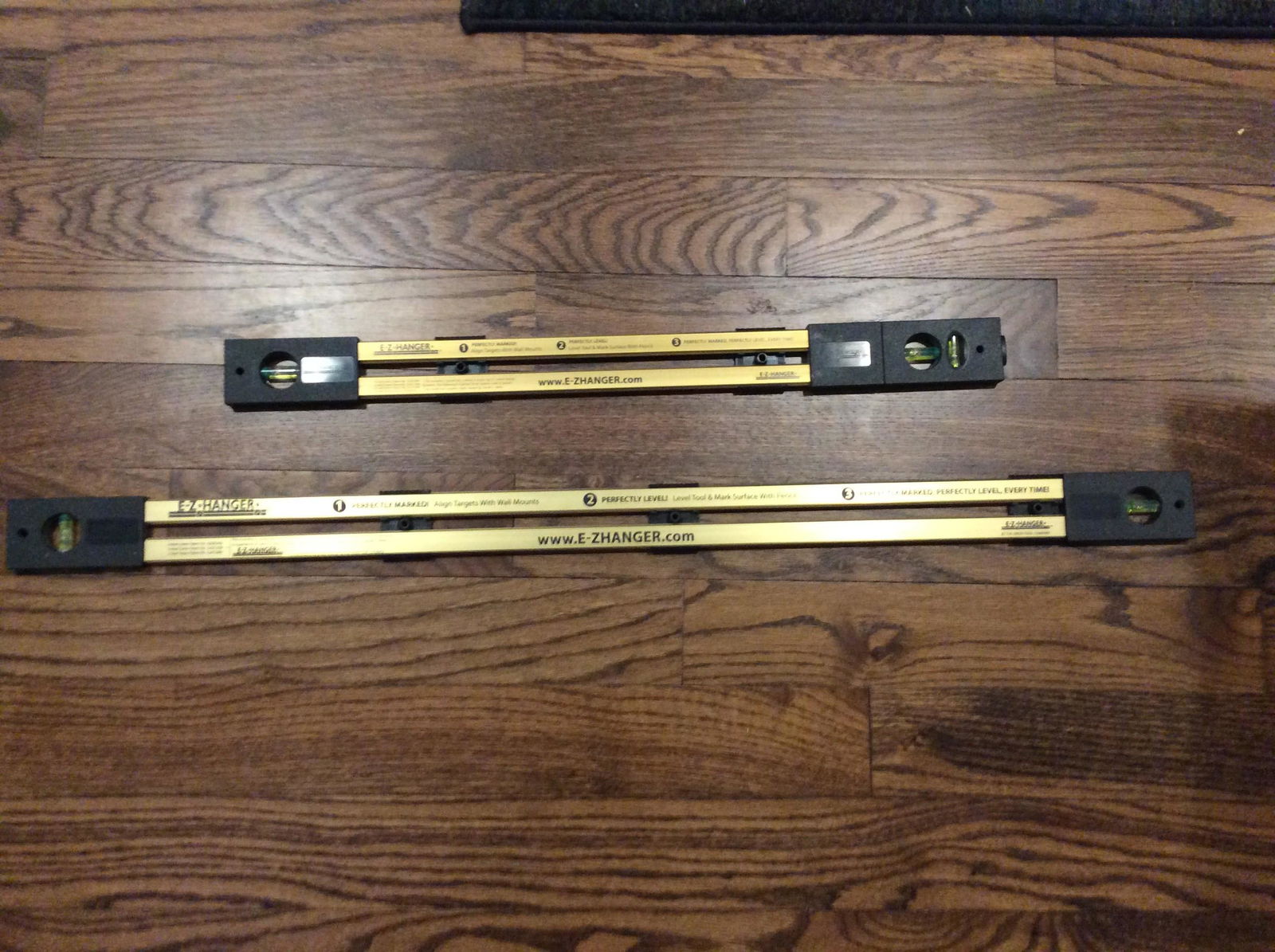 EZ Hanger set of 2- Perfectly marked Align targets with wall mounts (1 of 1)