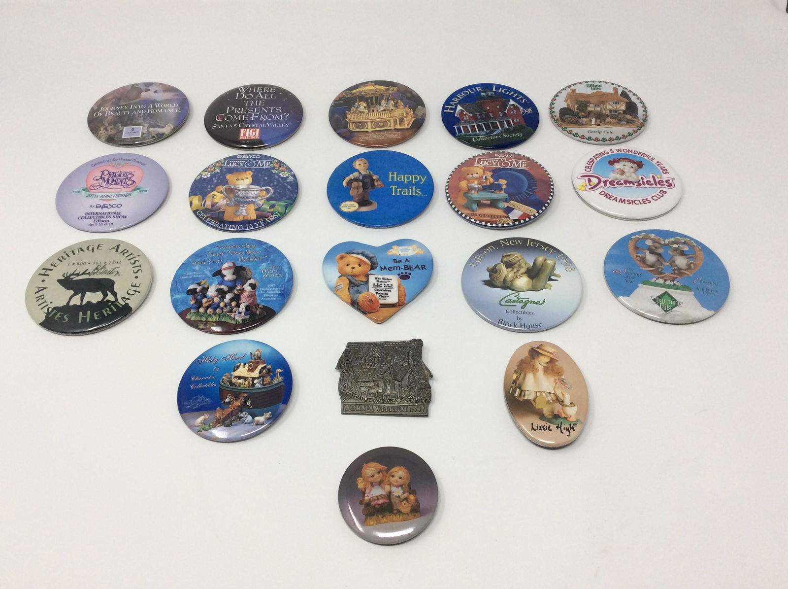 Lot of Misc Buttons, Precious Moments, Hummel, Harbour Lights (1 of 1)