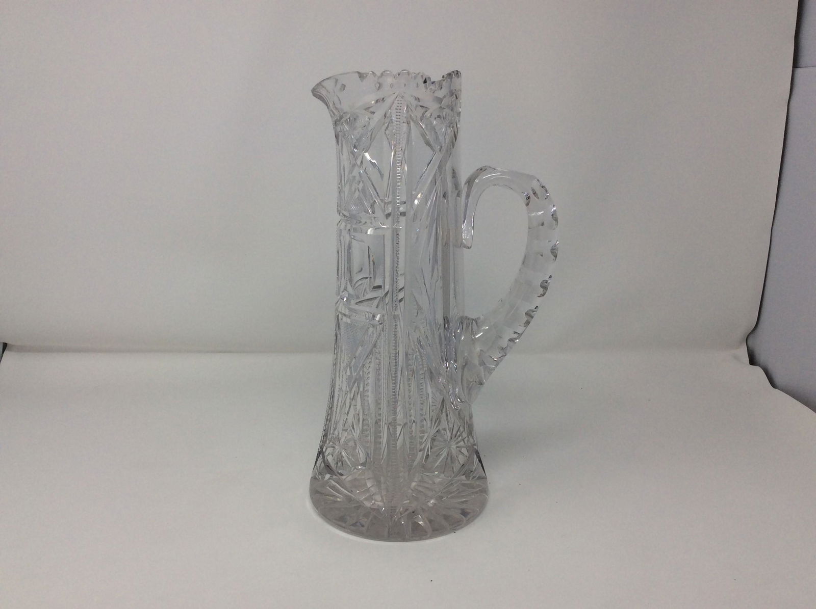 Stunning Vintage American Briillint Extra large very heavy early century cut crystal picture (1 of 1)