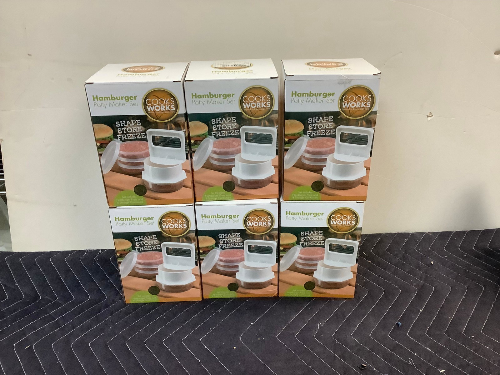Lot of 6 New Hamburger Patty Maker Set: Lot of 6 New Hamburger Patty Maker Set
