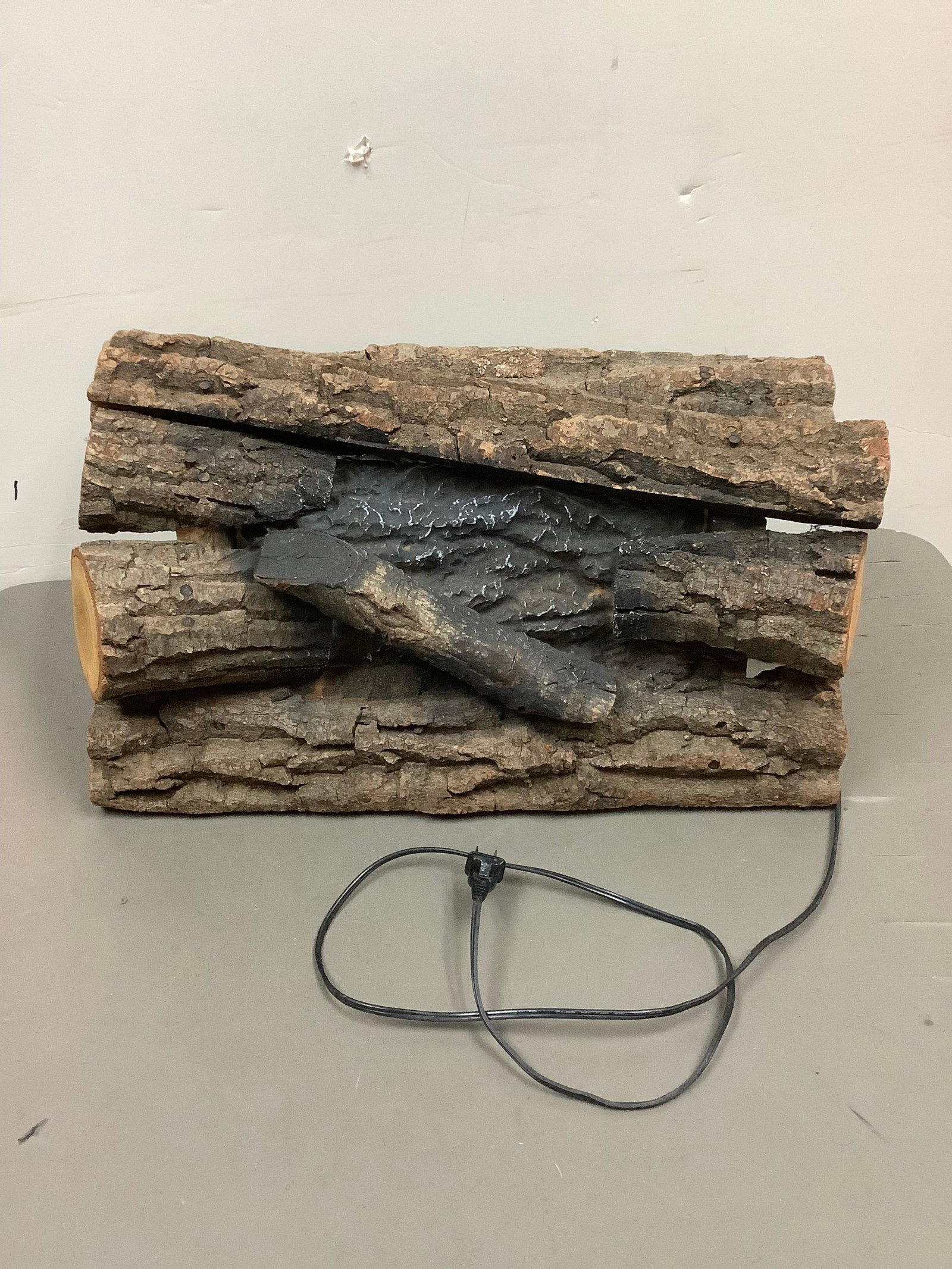 Electric Wood Fireplace Log: Electric Wood Fireplace Log