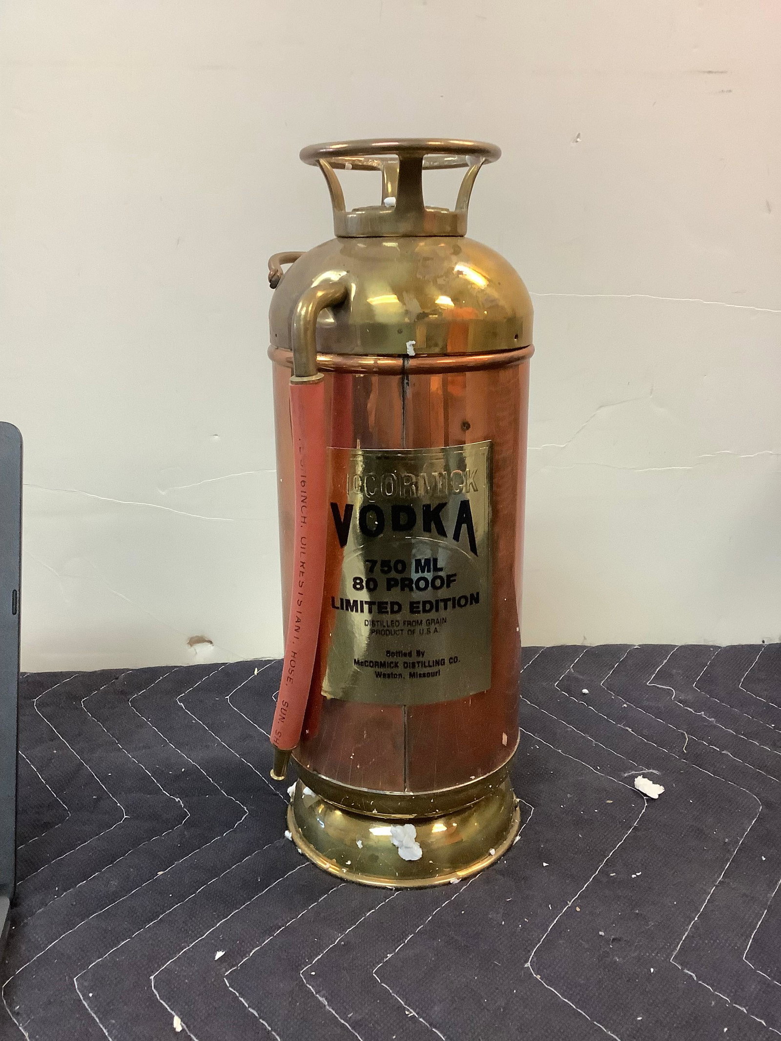 McCormick Vodka 1984: Any contents in bottle is Free; You are bidding on the bottle & unbroken tax stamp