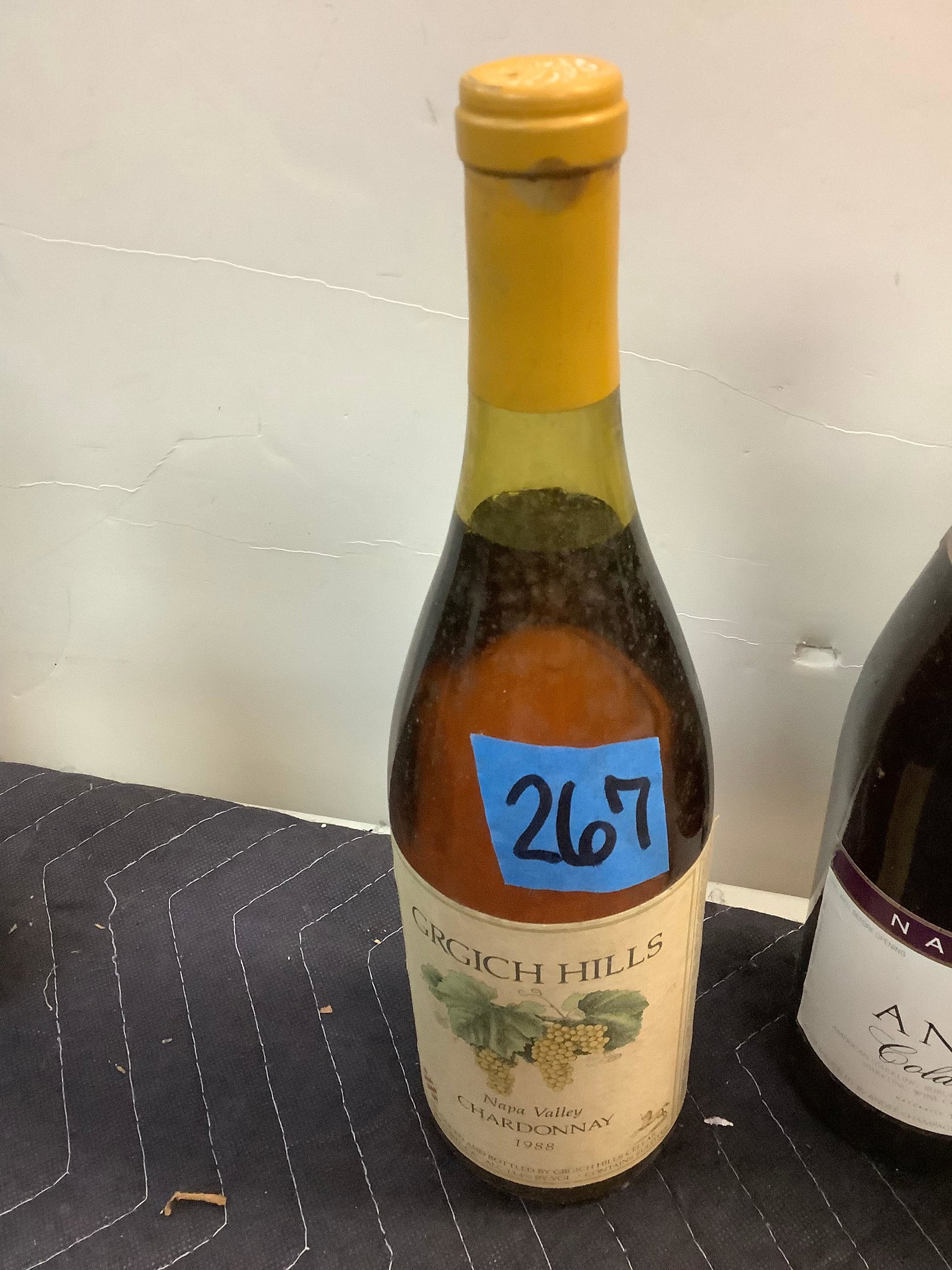 Grgich Hills - Napa Valley Chardonnay 1988 750 ML - Sealed: Any contents in bottle is Free; You are bidding on the bottle & unbroken tax stamp