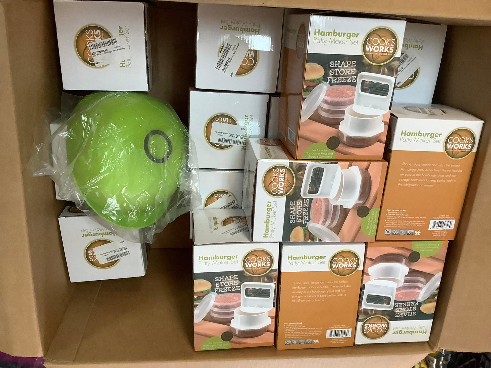 22 sets of Cooks Works Hamburger Patty Maker Set: 22 sets of Cooks Works Hamburger Patty Maker Set