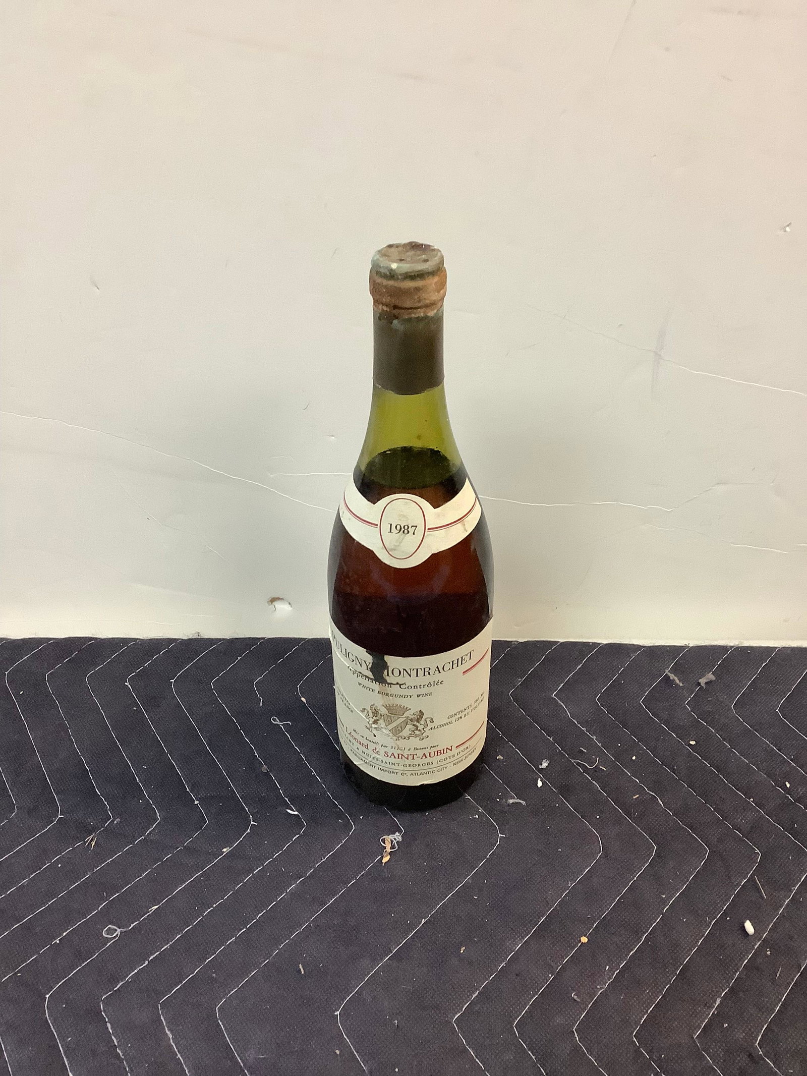 1987 Sealed Puligny- Montrachet White Burgundy Wine 750ml: 1987 Sealed Puligny- Montrachet White Burgundy Wine 750ml