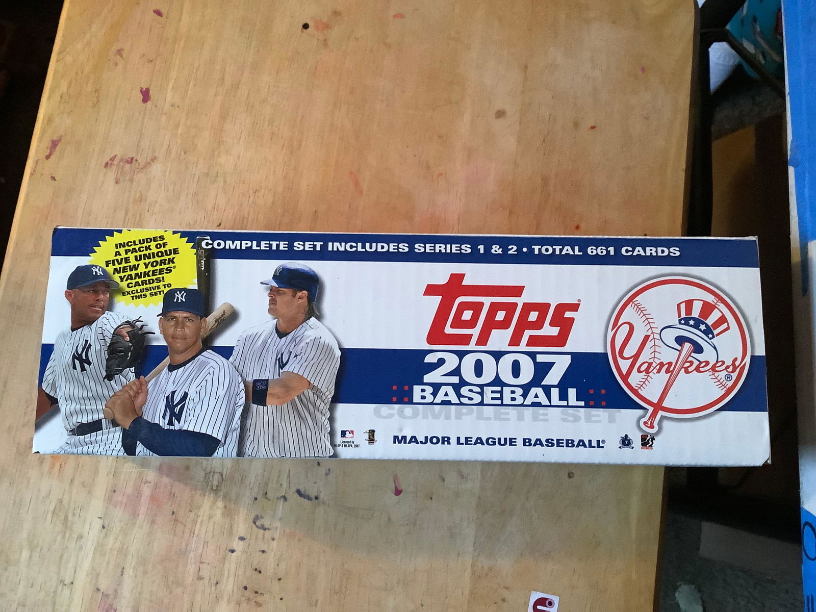 2007 Topps Yankees Baseball Cards (1 of 1)