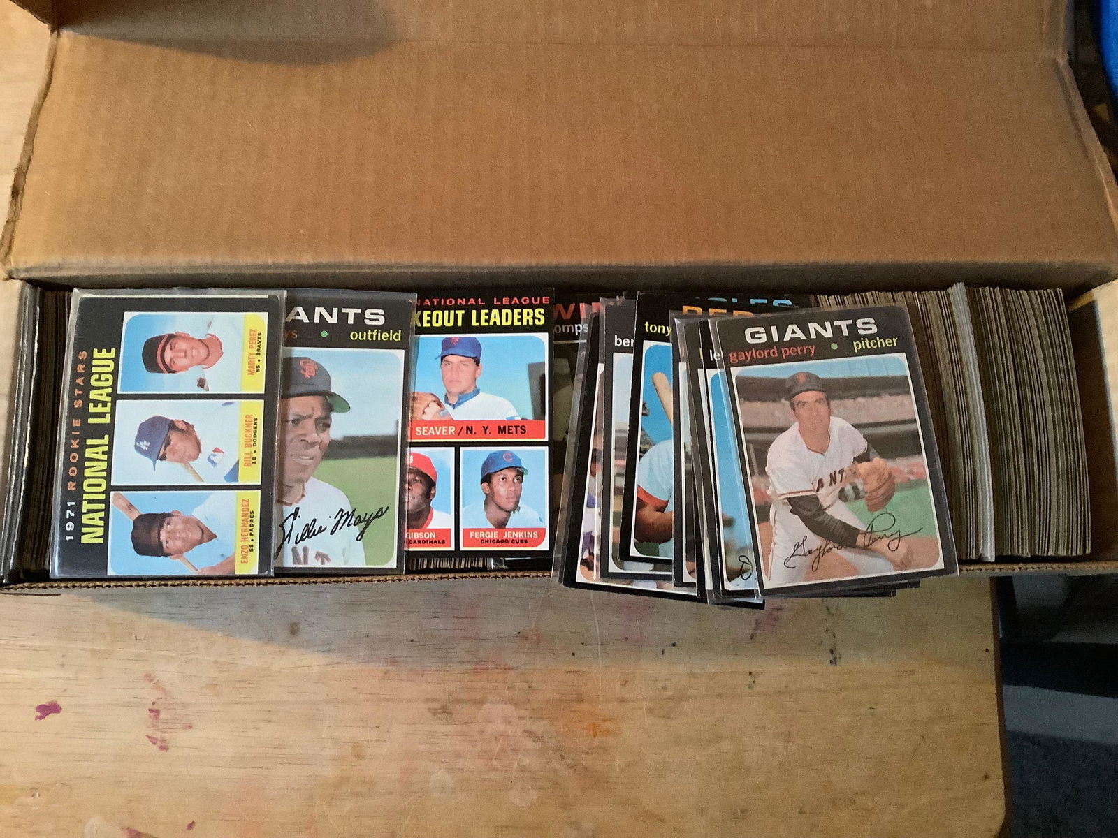 Box full of 1971 Baseball Cards (1 of 1)