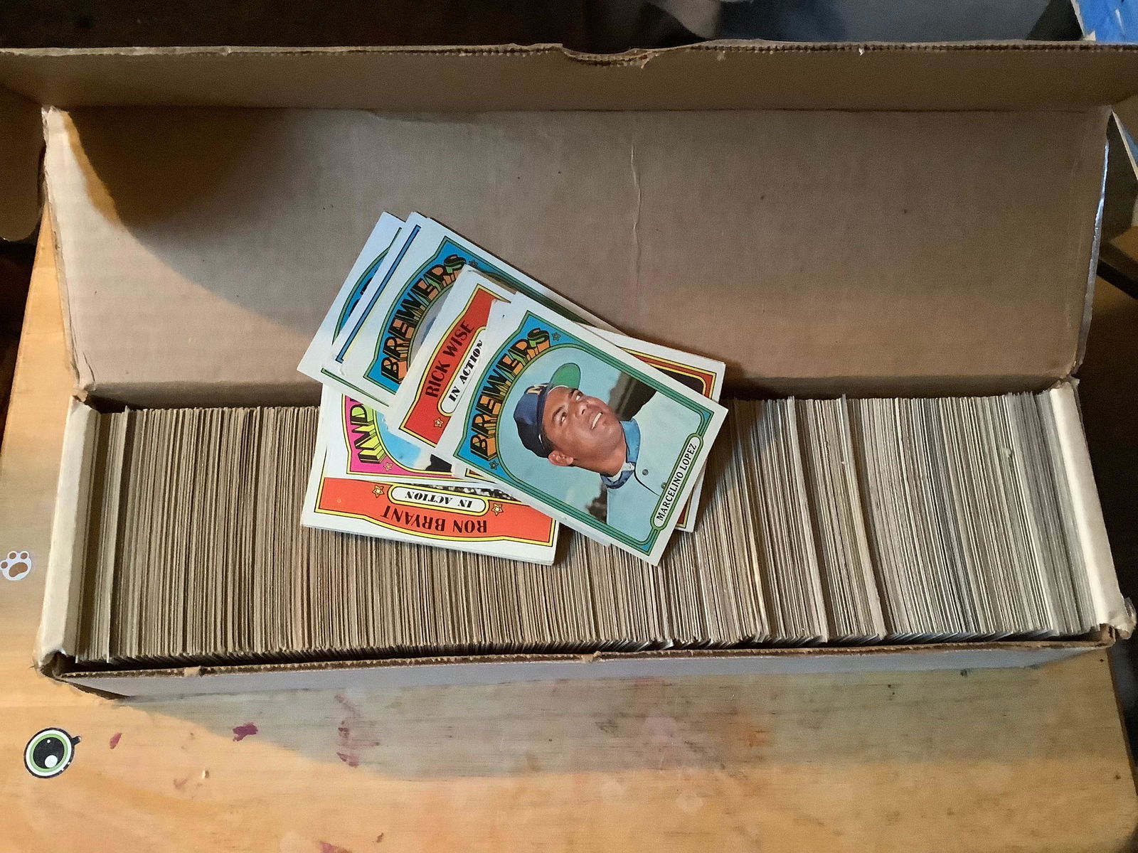 Box full of 1972 Baseball Cards (1 of 1)