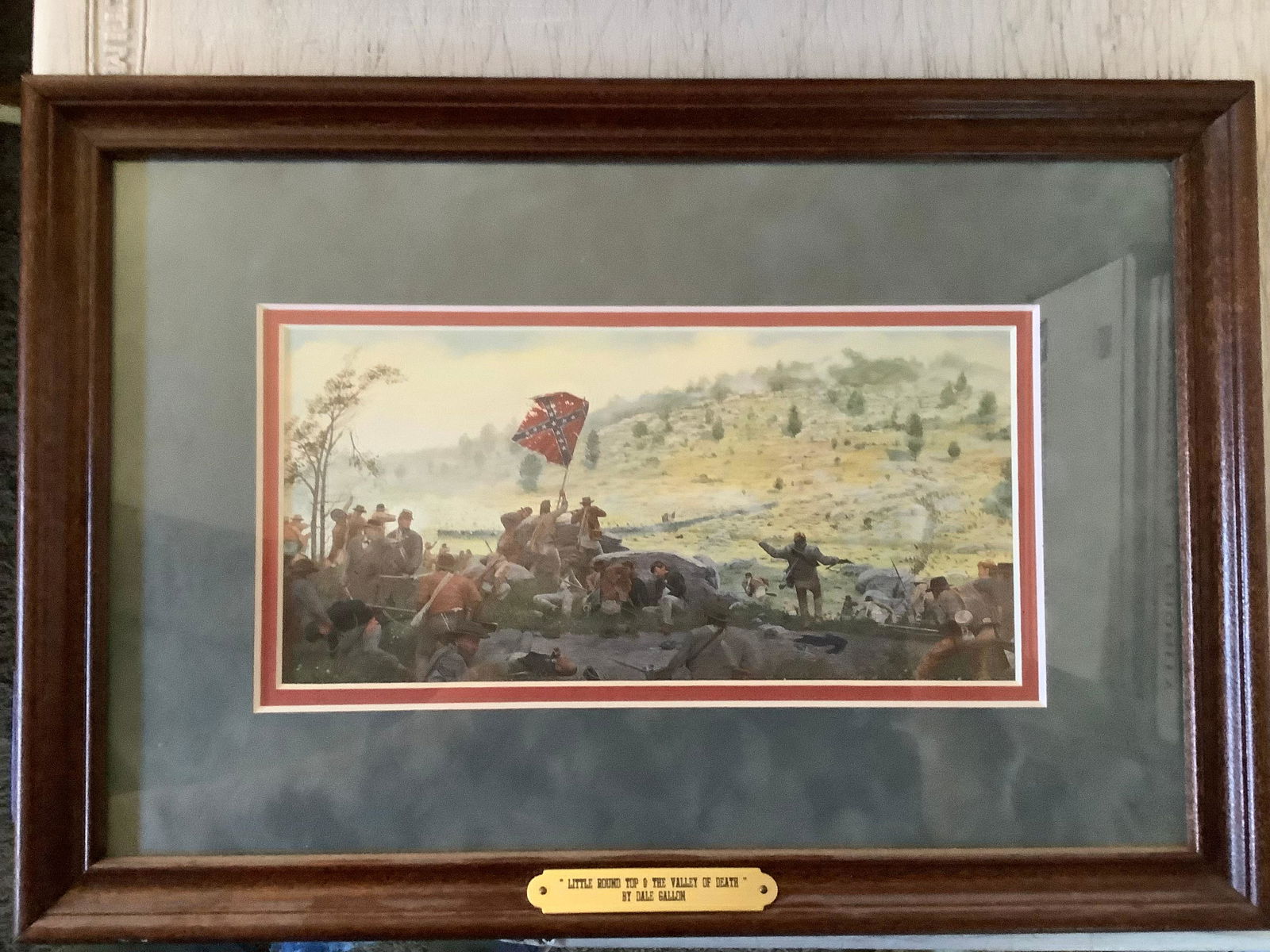 Framed prints "Little Round Top & The Valley of Death" by Dale Gallon 15 x 10 1/2 (1 of 1)