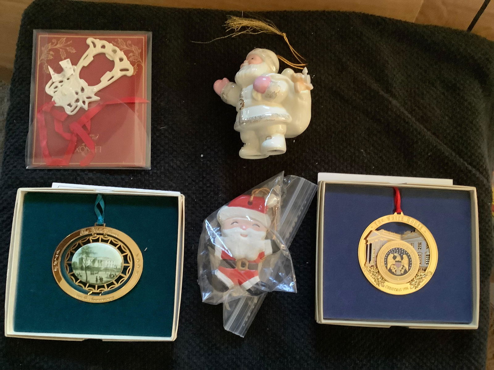 Lot of Christmas ornaments including Lenox pieces & White house ornaments (1 of 1)