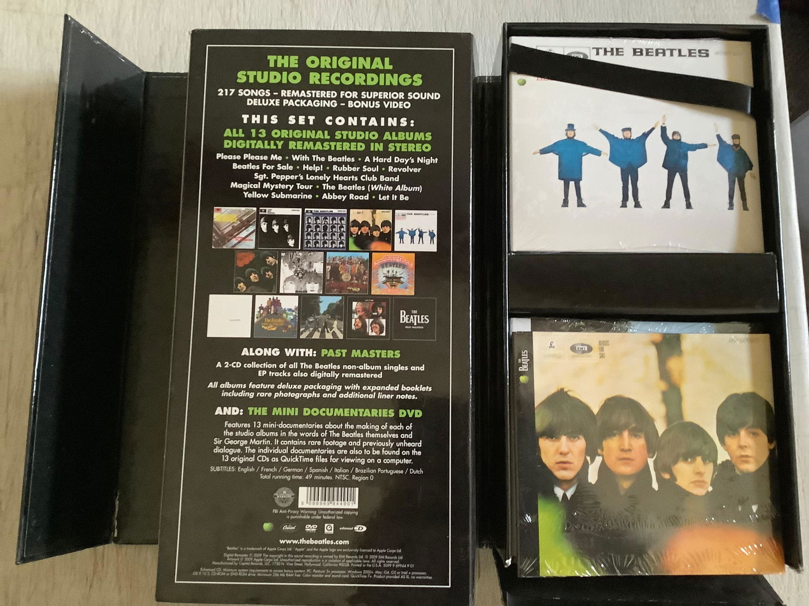 217 set Beatles sealed CD's (1 of 1)
