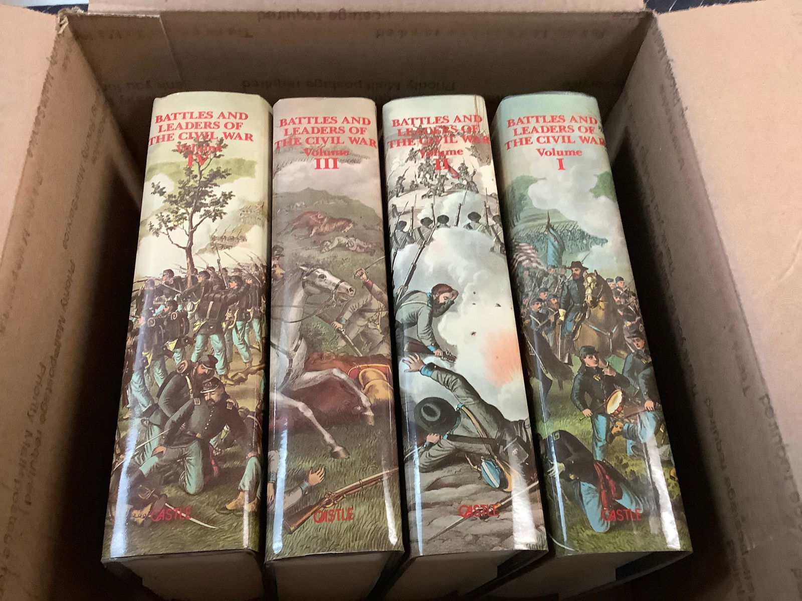 Lot of Battles and Leaders of The Civil War Books Volumes 1-4 (1 of 1)