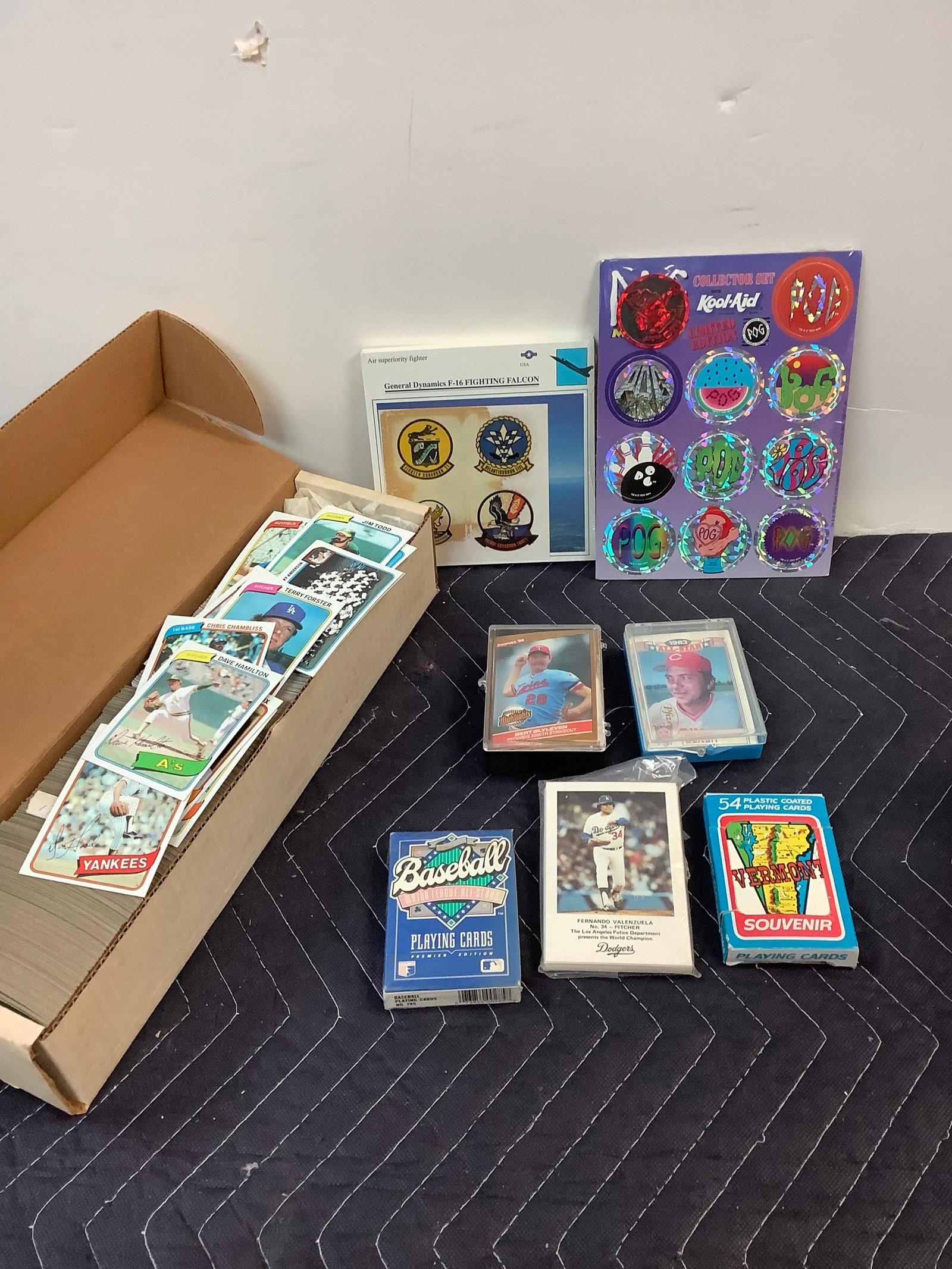Lot of Baseball Cards, Collector Set of Limited Edition Kool-Aid Pogs and More: Lot of Baseball Cards, Collector Set of Limited Edition Kool-Aid Pogs and More