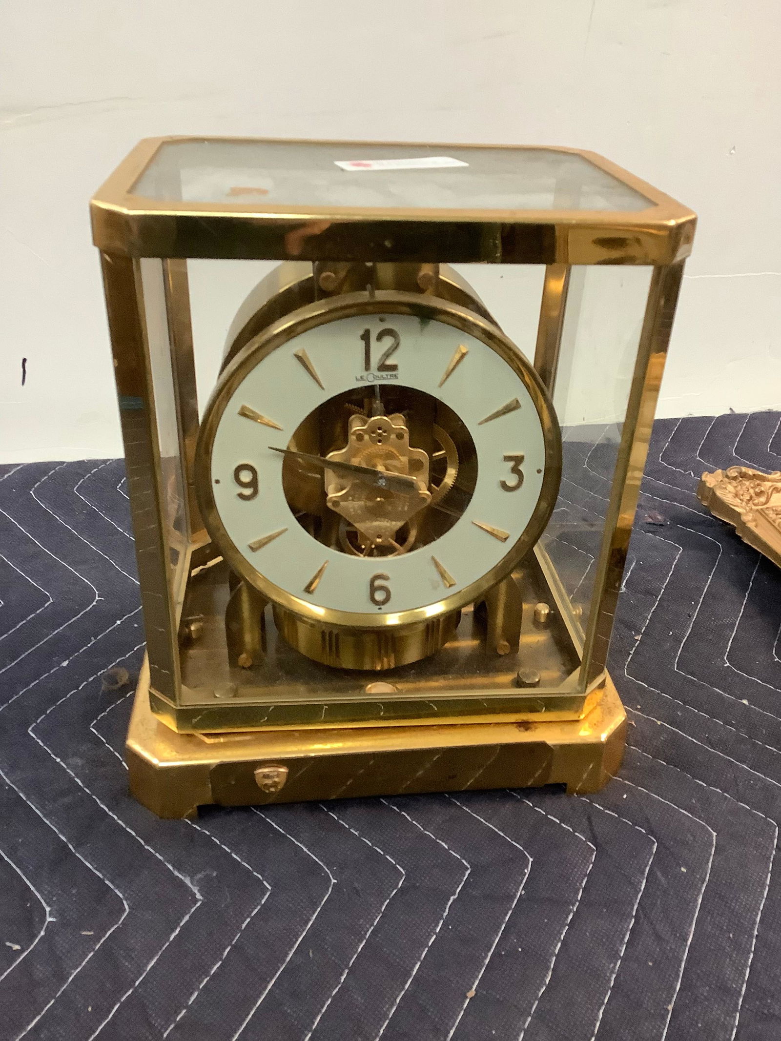 Vintage LE Coultre Clock 9.5x8 (1 of 1)