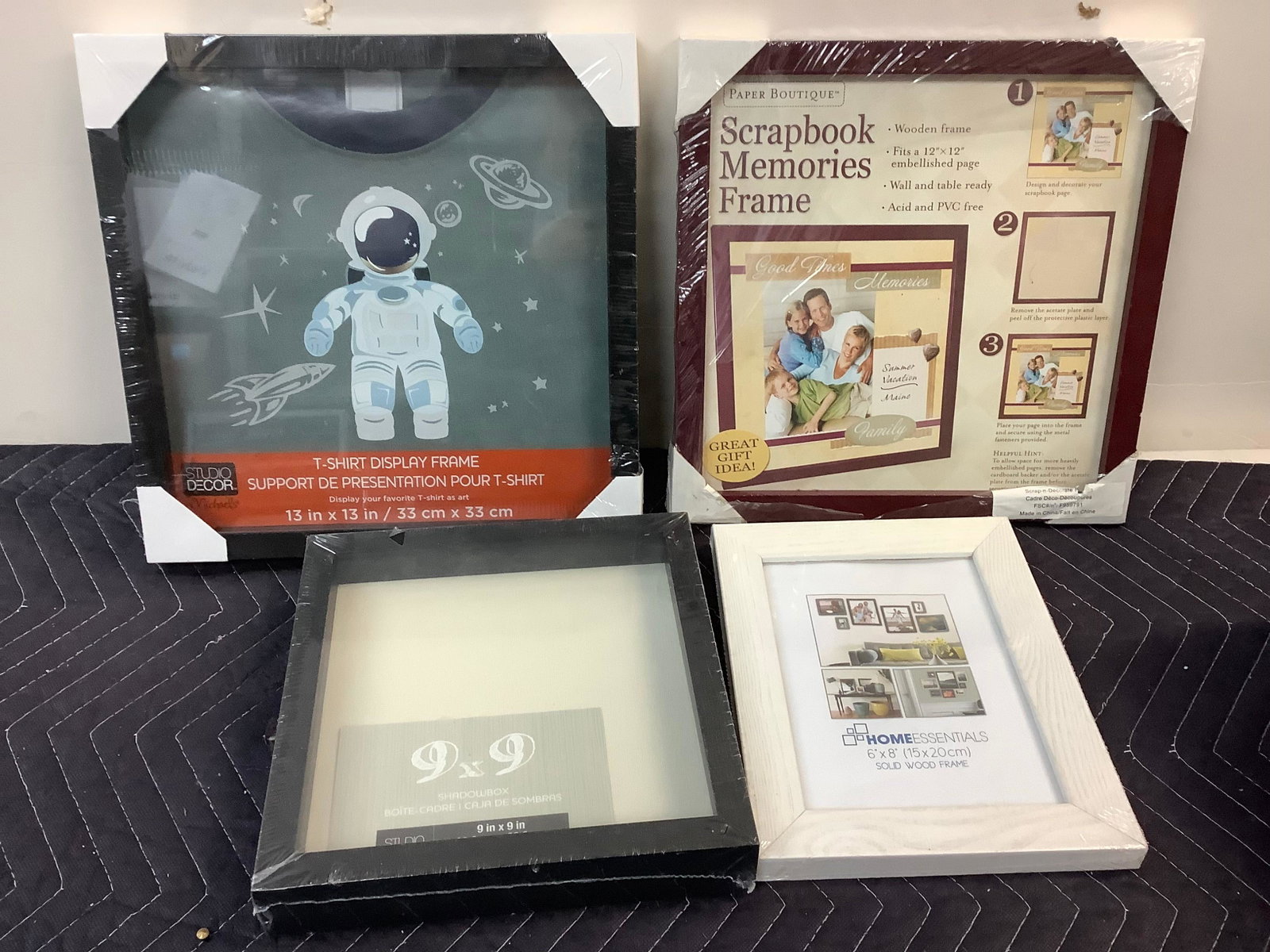 Lot of Sealed Frames & T-Shirt Display Frames: Lot of Sealed Frames & T-Shirt Display Frames