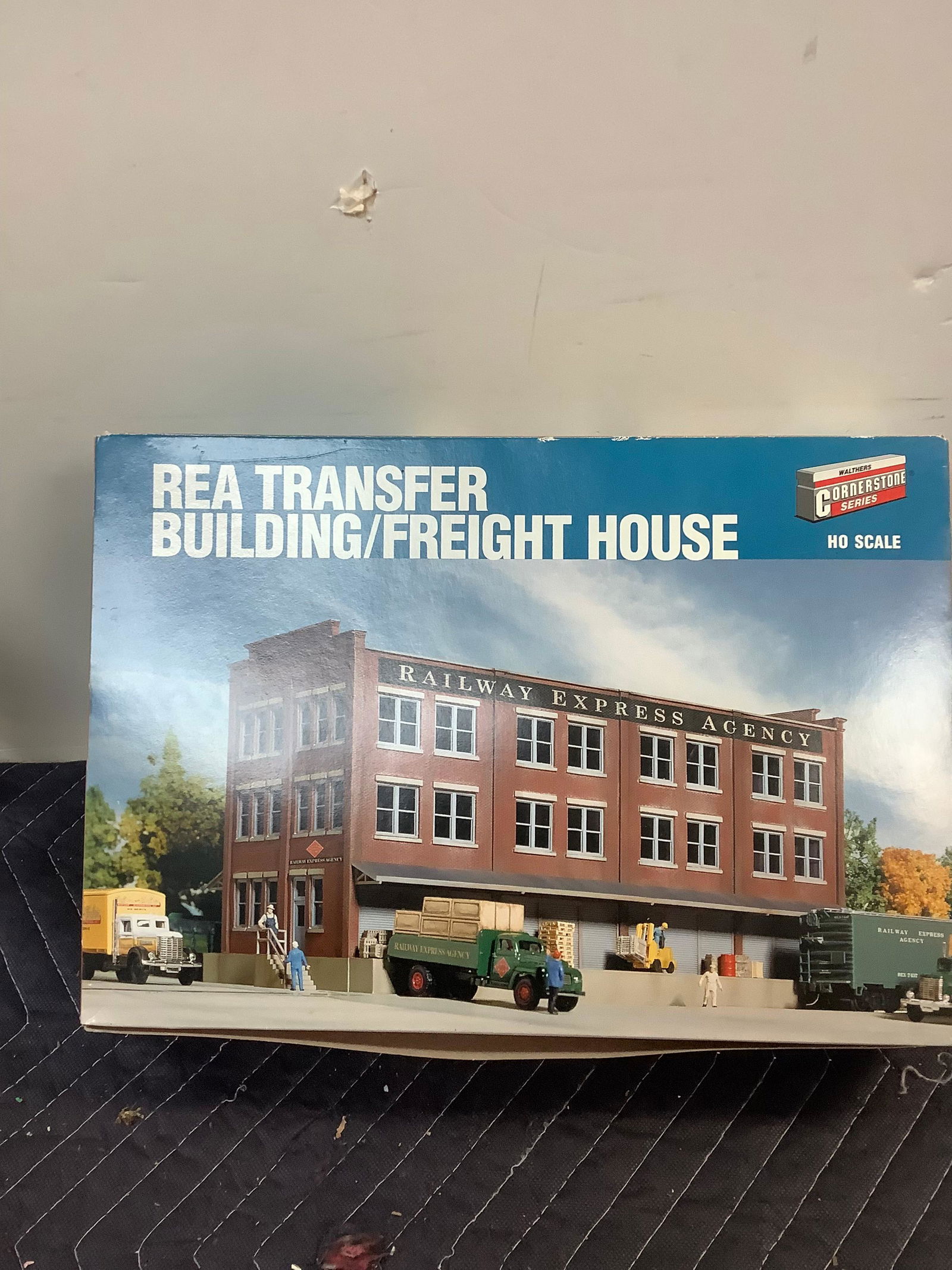 Cornerstone REA Transfer Building Freight House Model Kit (1 of 1)