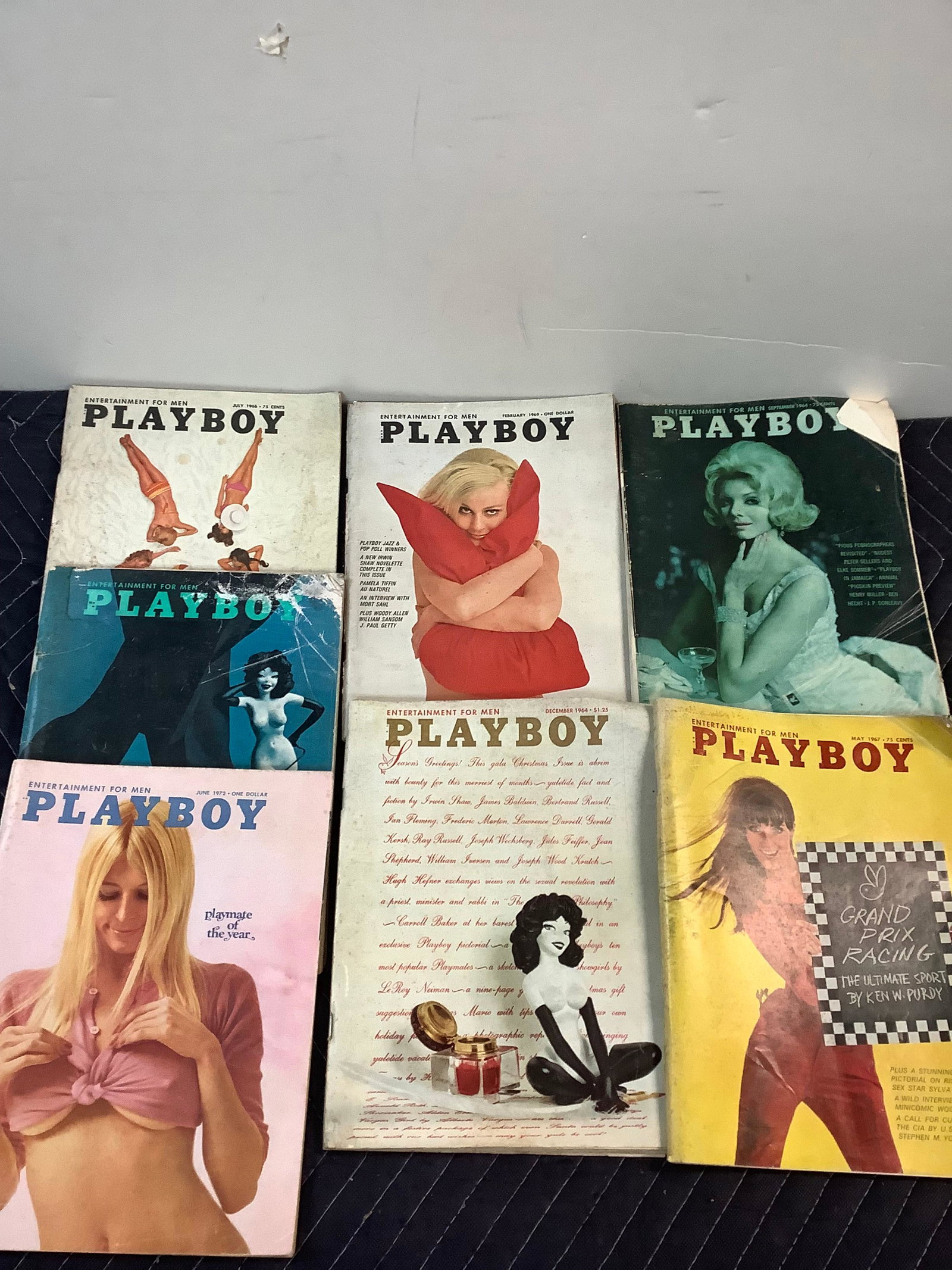 Lot of 1960's-70's Playboy Magazines: Lot of 1960's-70's Playboy Magazines