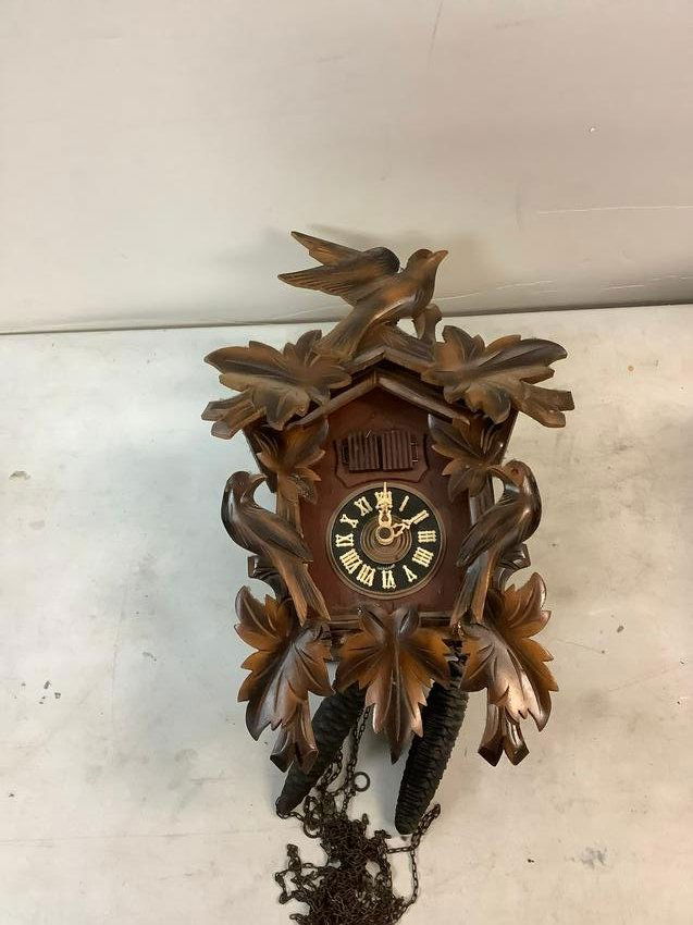 coco bird clock need of repair: coco bird clock need of repair