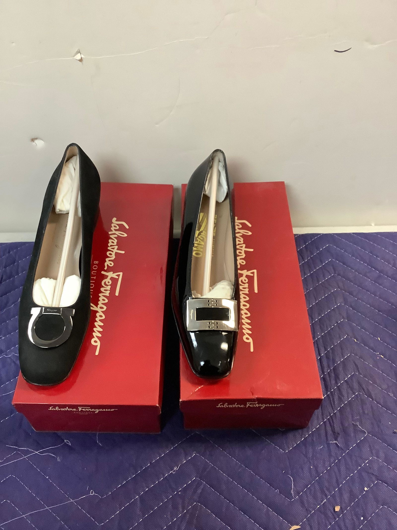 Lot of Two New Salvatore Ferragamo Women's Shoes Size 9: Lot of Two New Salvatore Ferragamo Women's Shoes Size 9