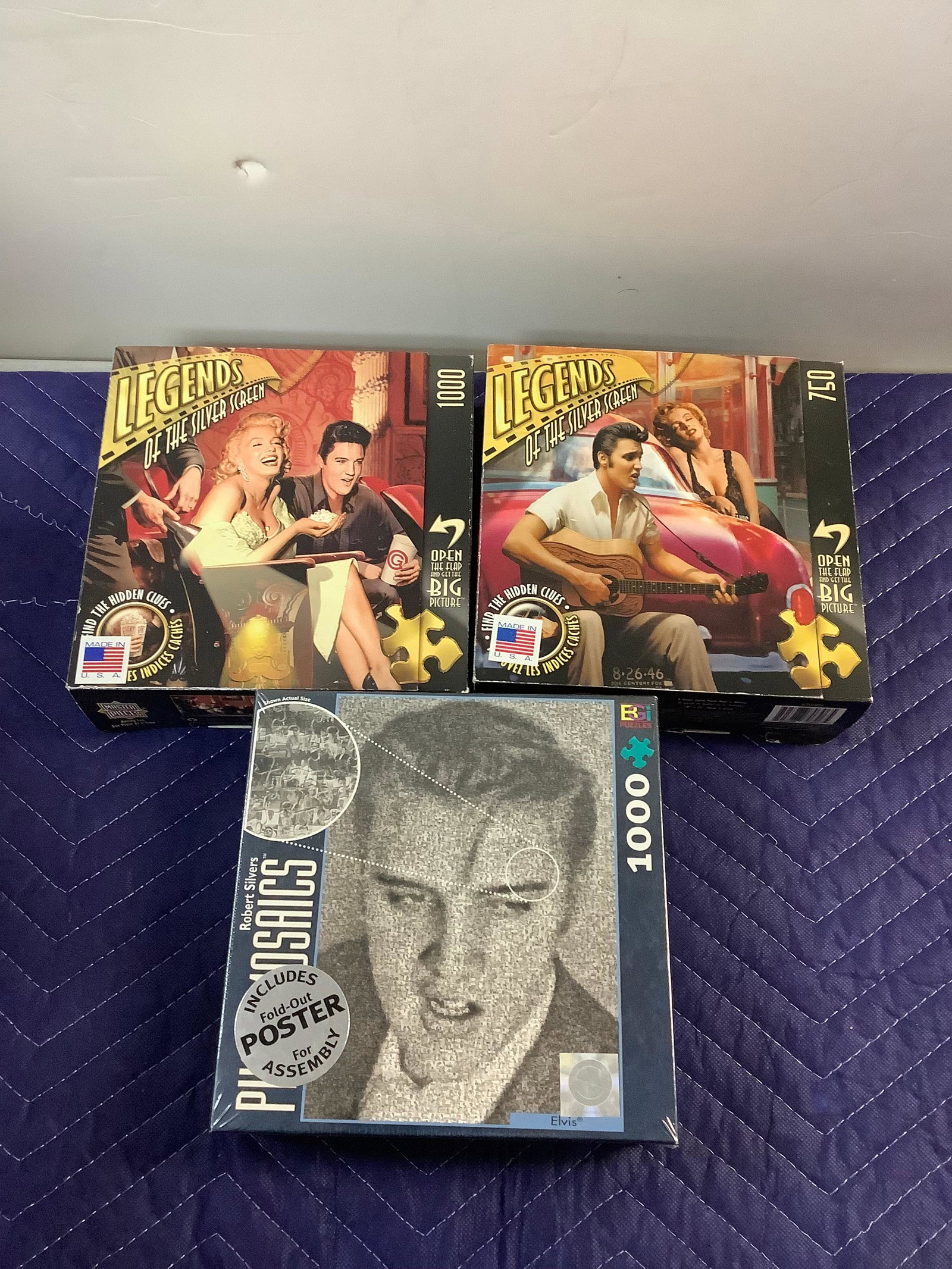 Lot of Sealed Elvis Presley Puzzles: Lot of Sealed Elvis Presley Puzzles
