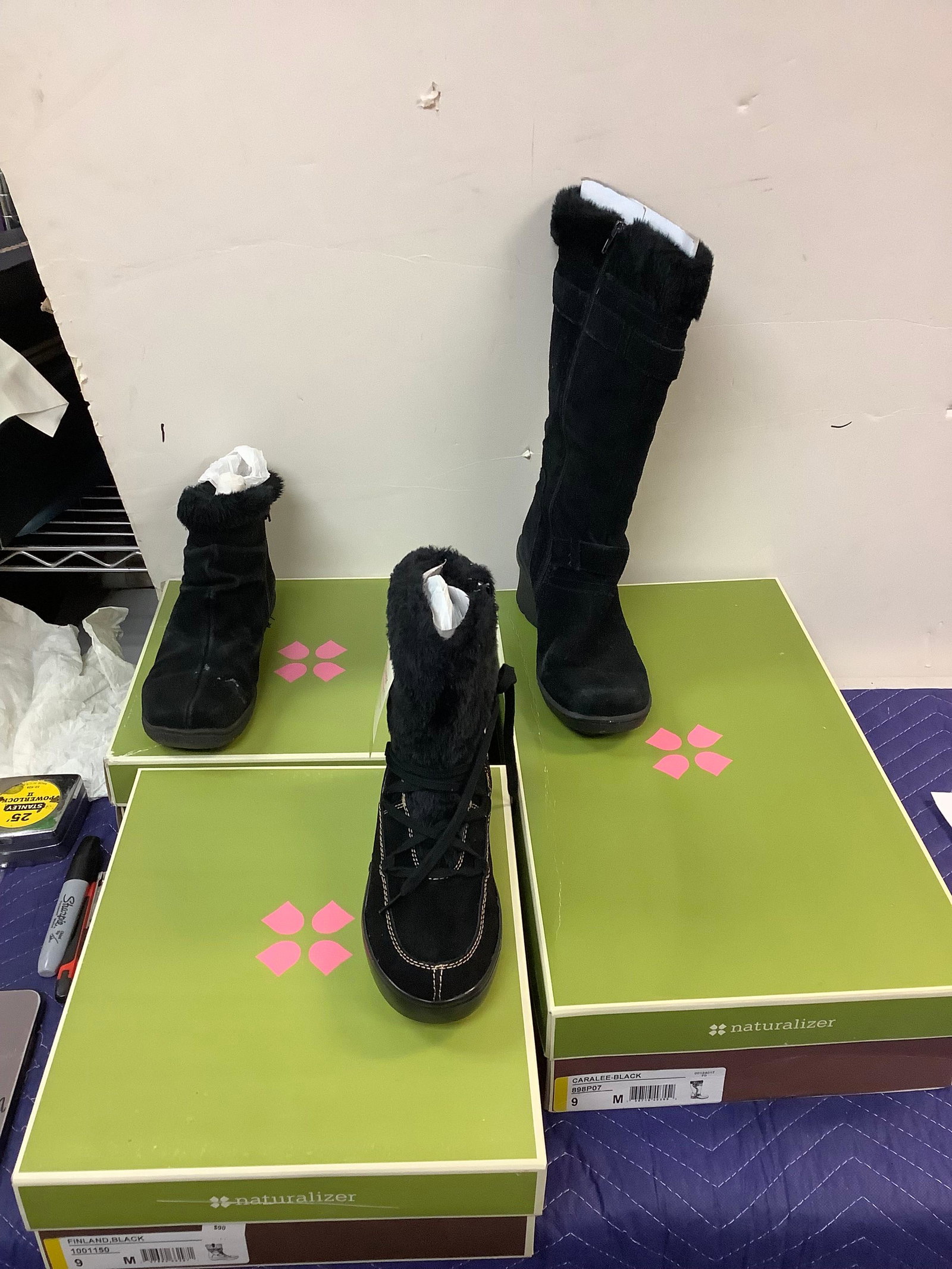Lot of 3 New Women's Neutralizer Boots Sizes 9M: Lot of 3 New Women's Neutralizer Boots Sizes 9M