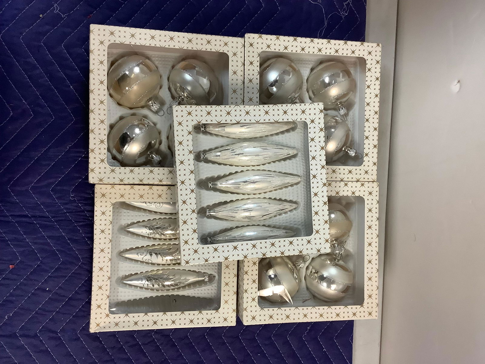 Lot of New Glass Christmas Balls: Lot of New Glass Christmas Balls